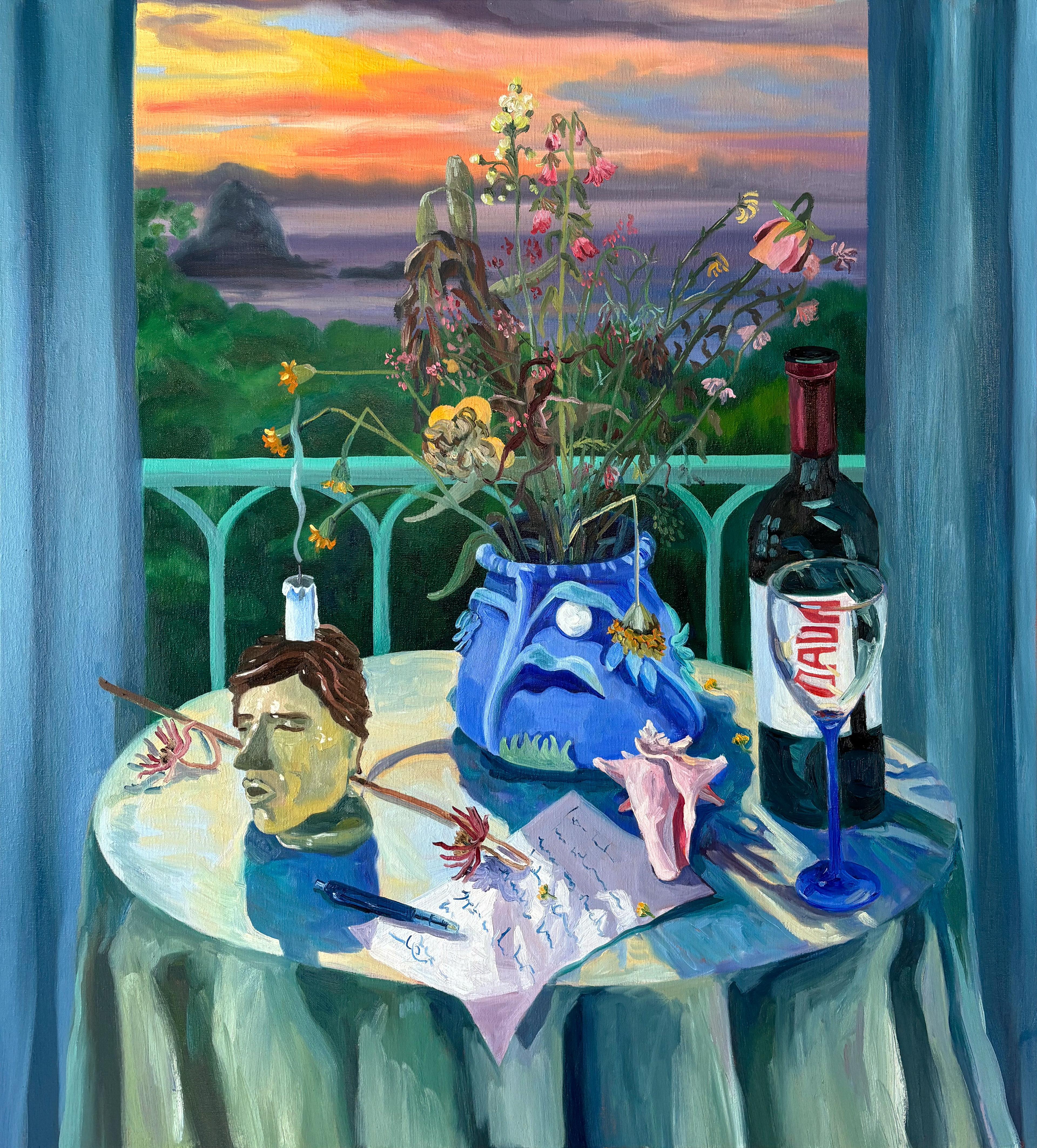 Love Grown Cold, oil on canvas, 100 x 110 cm