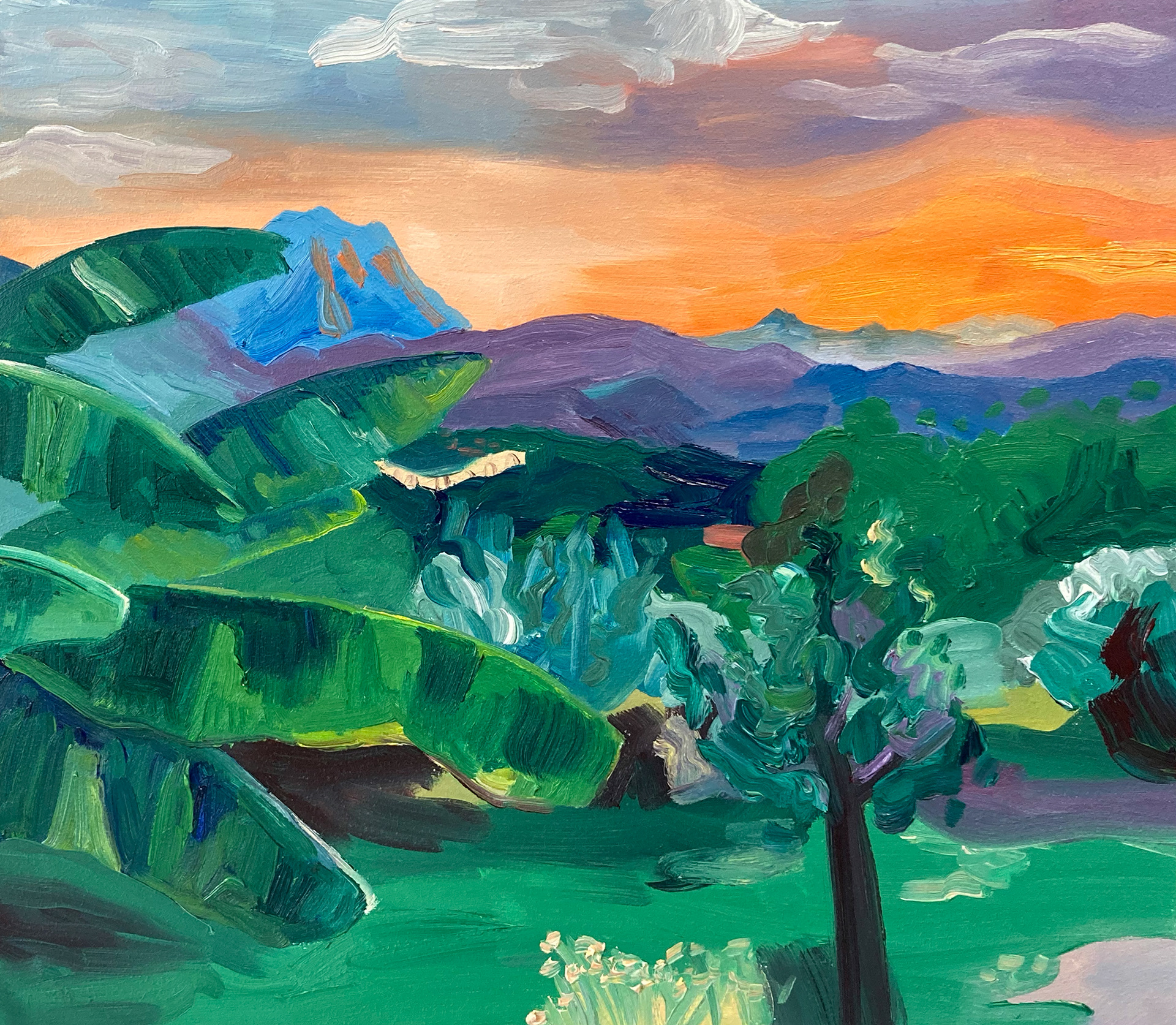 Gnomo, Italie, oil on wood, 35 x 40 cm, 2021