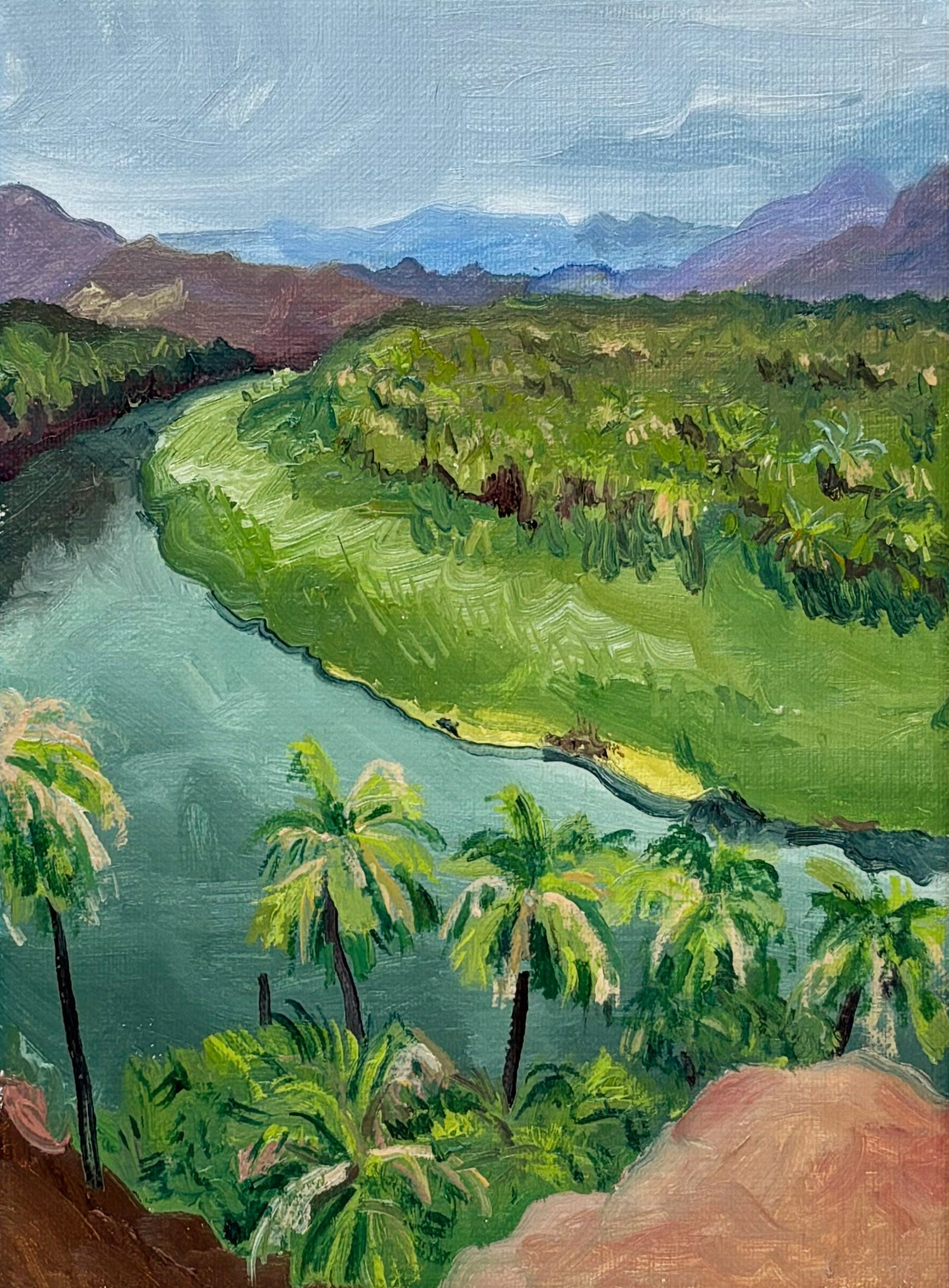 Santa Rosalia, oil on canvas, 18 x 24 cm