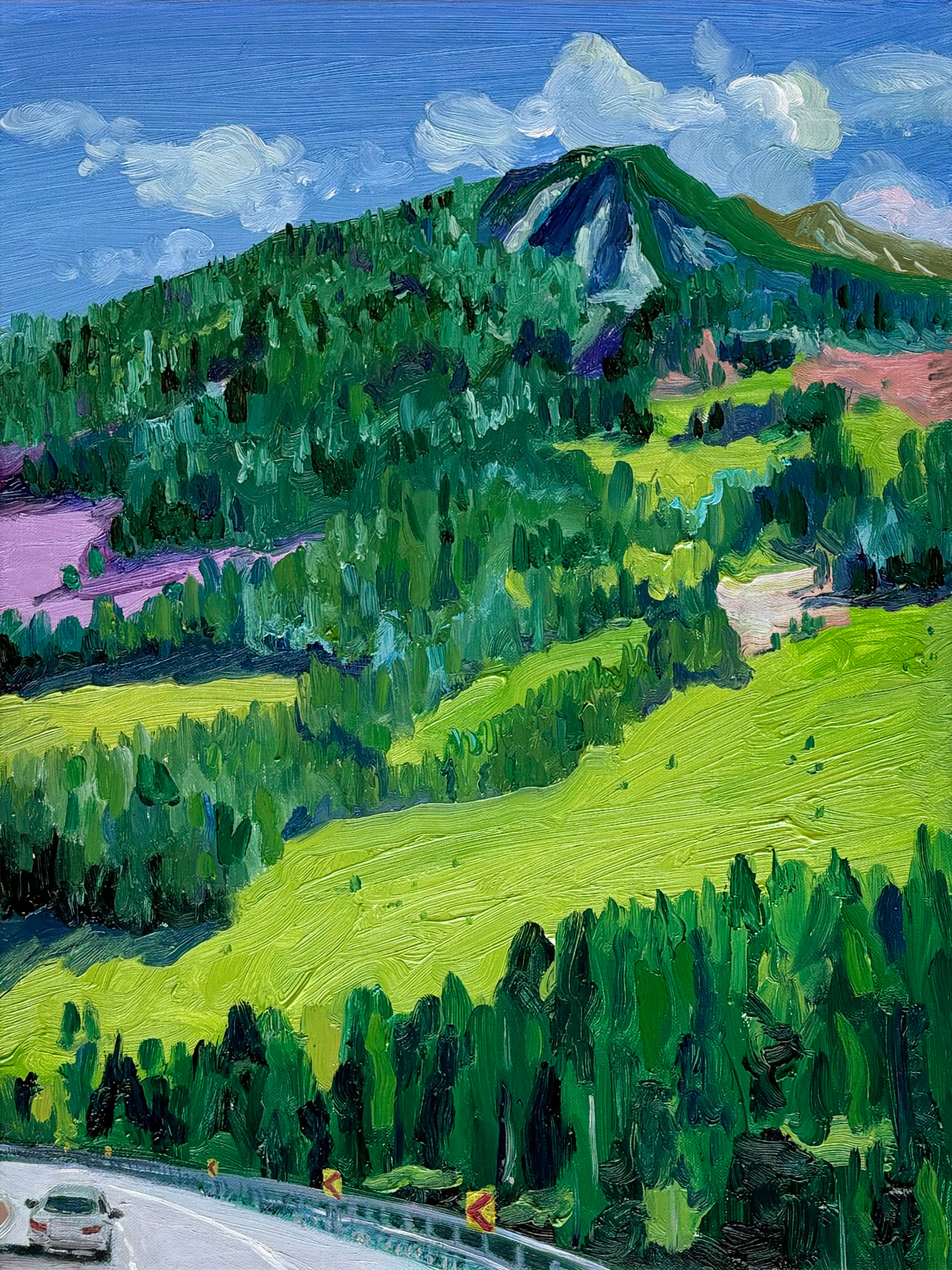 Heading Home B, oil on canvas, 30 x 40 cm