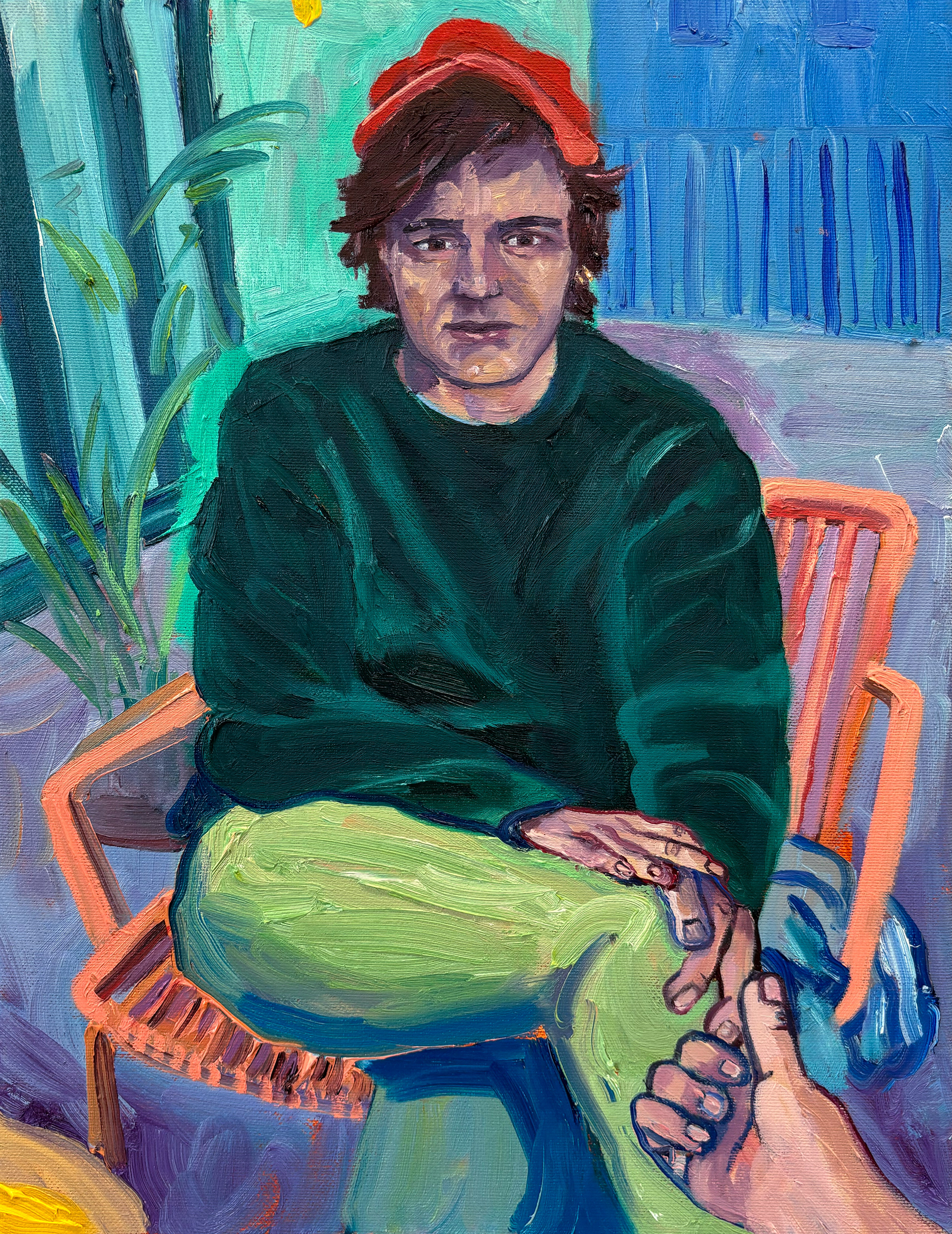 Kom Hier, 30 x 40 cm, oil on canvas