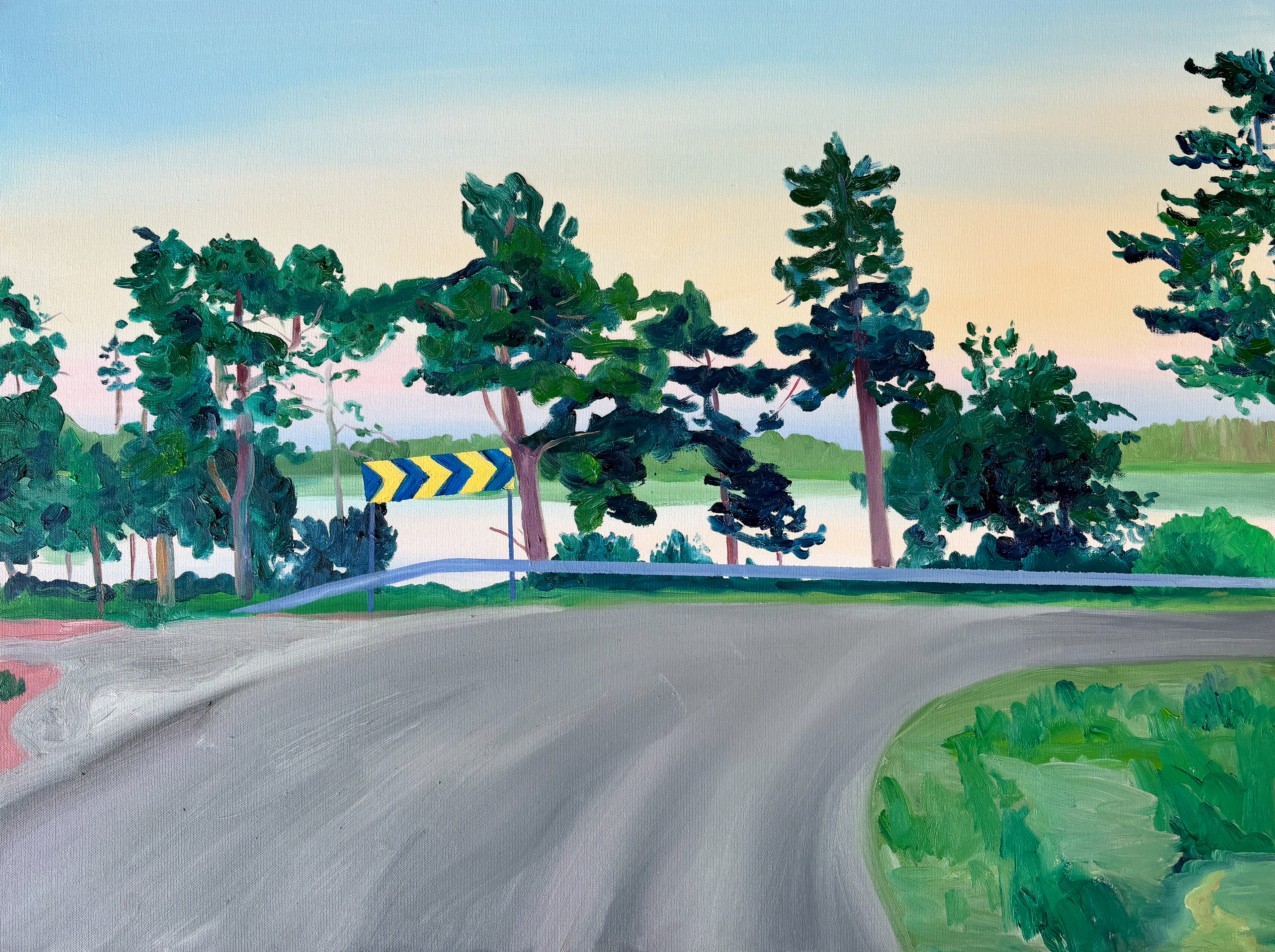 Soft Sky, oil on canvas, 60 x 80 cm