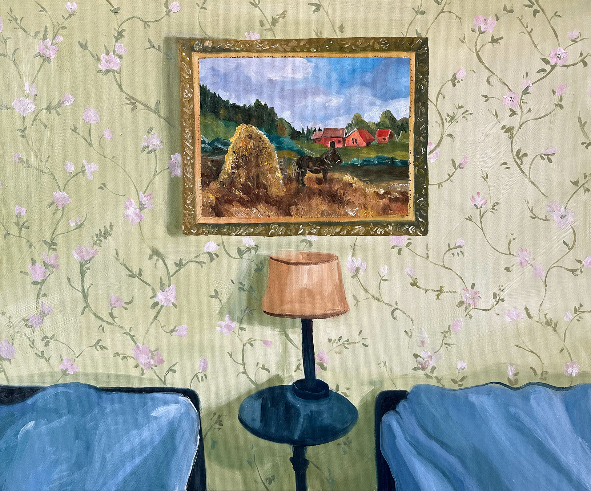 Enough for Two, oil on canvas, 50 x 60 cm, 2022