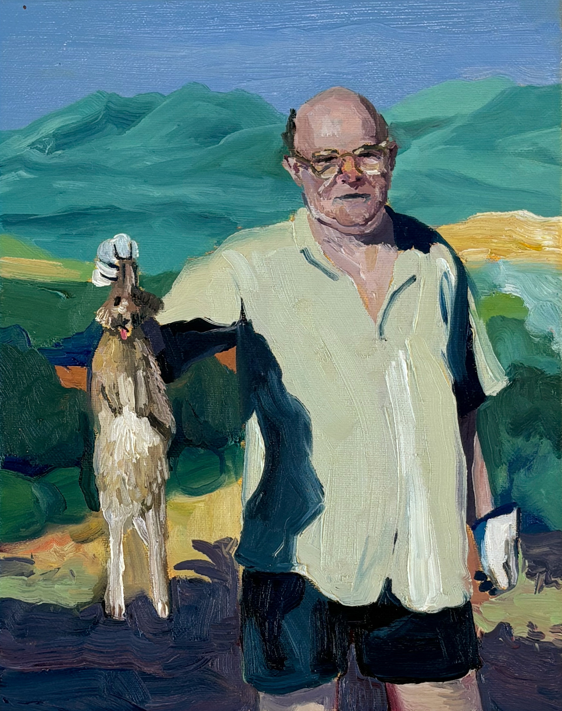 I Was Caught Up in Something, oil on canvas, 24 x 30 cm