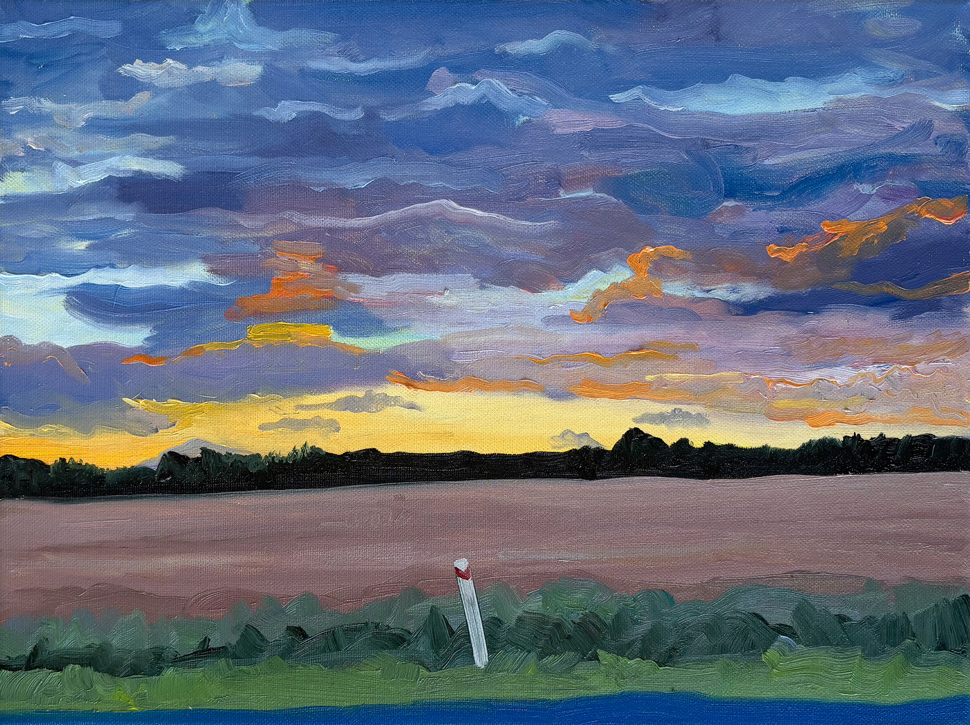 Solitude, oil on canvas, 30 x 40 cm