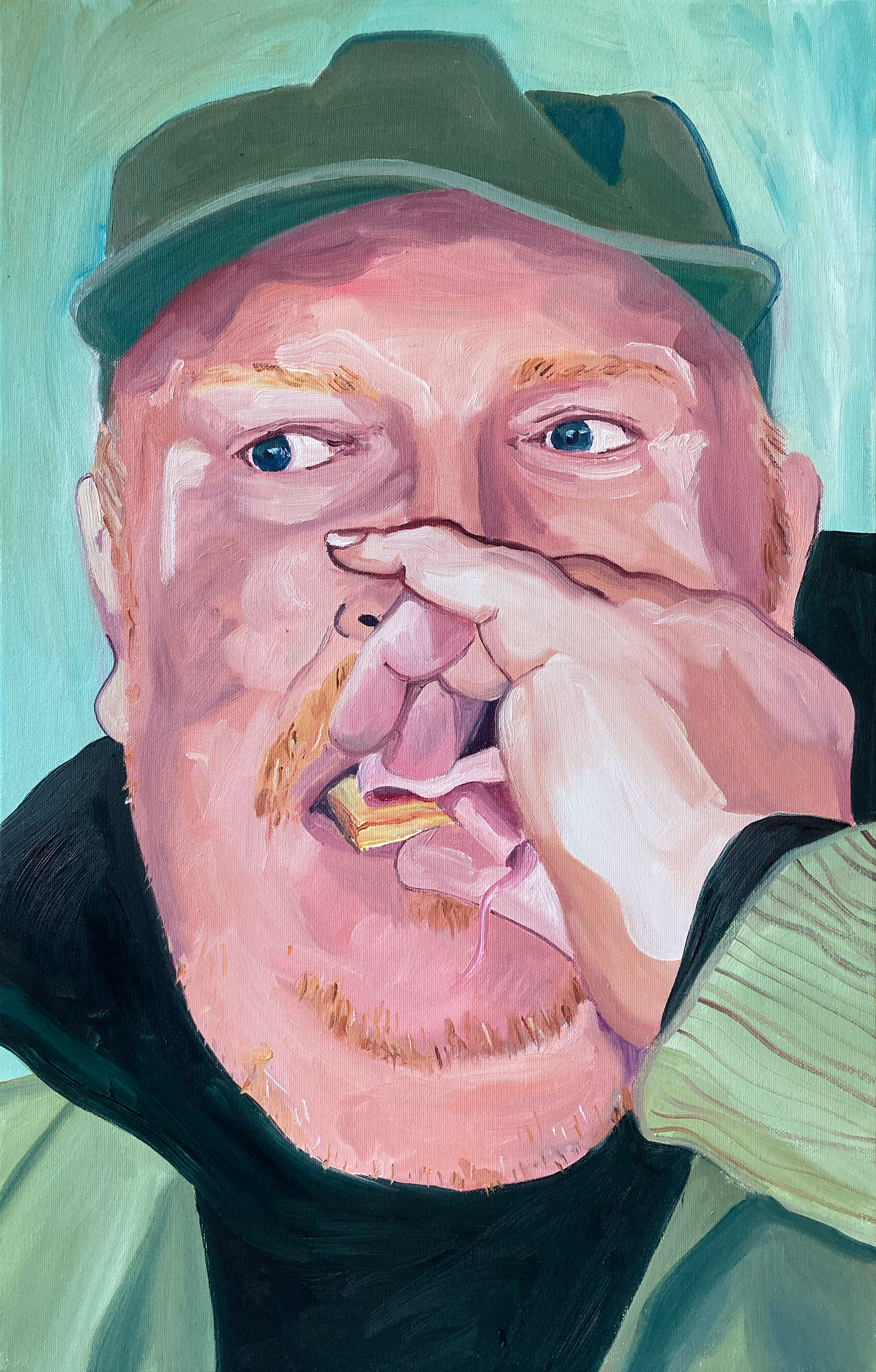 Hespje, oil on canvas, 40 x 60 cm, 2022