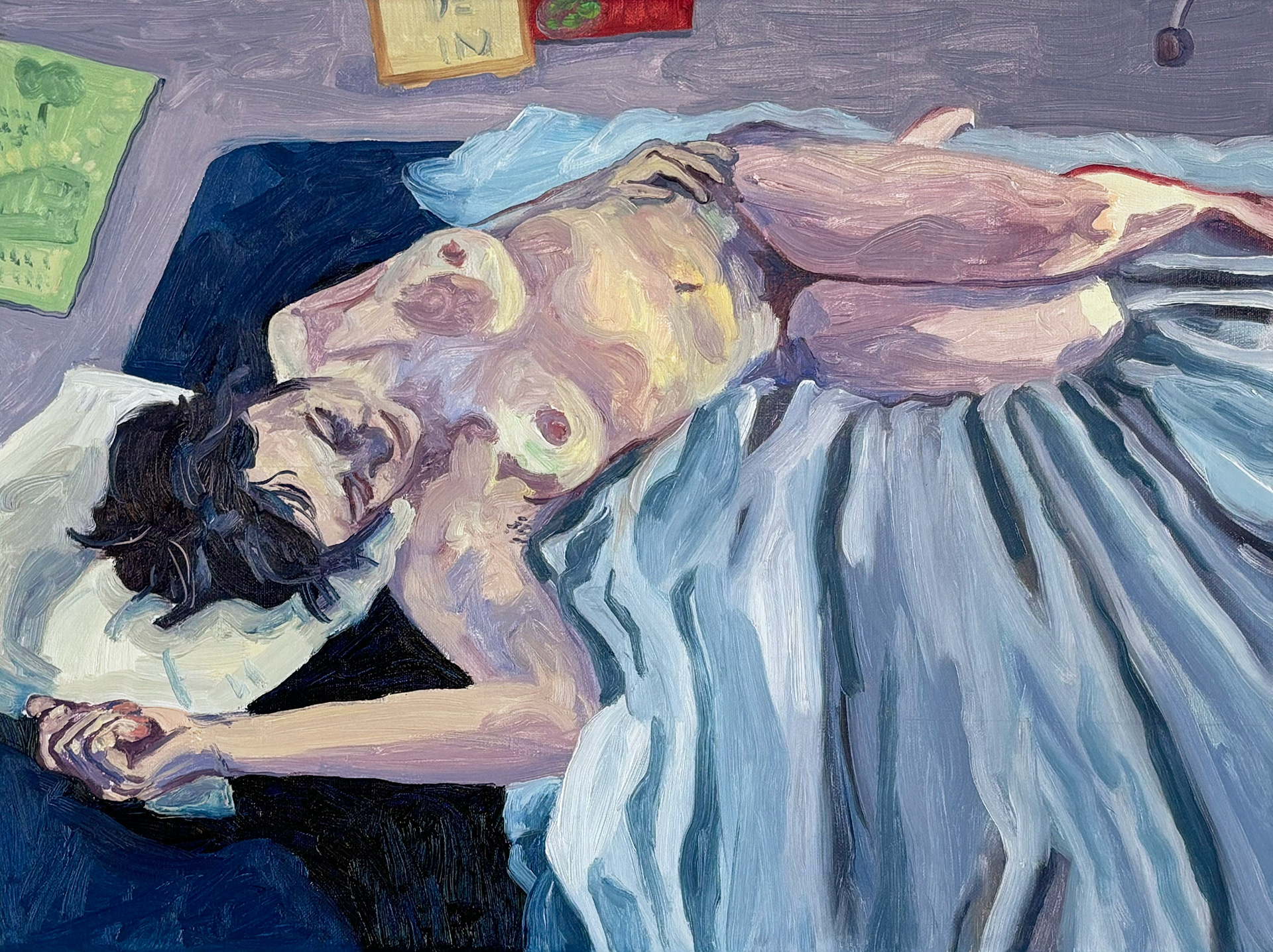 Sleeping, oil on canvas, 30 x 40 cm
