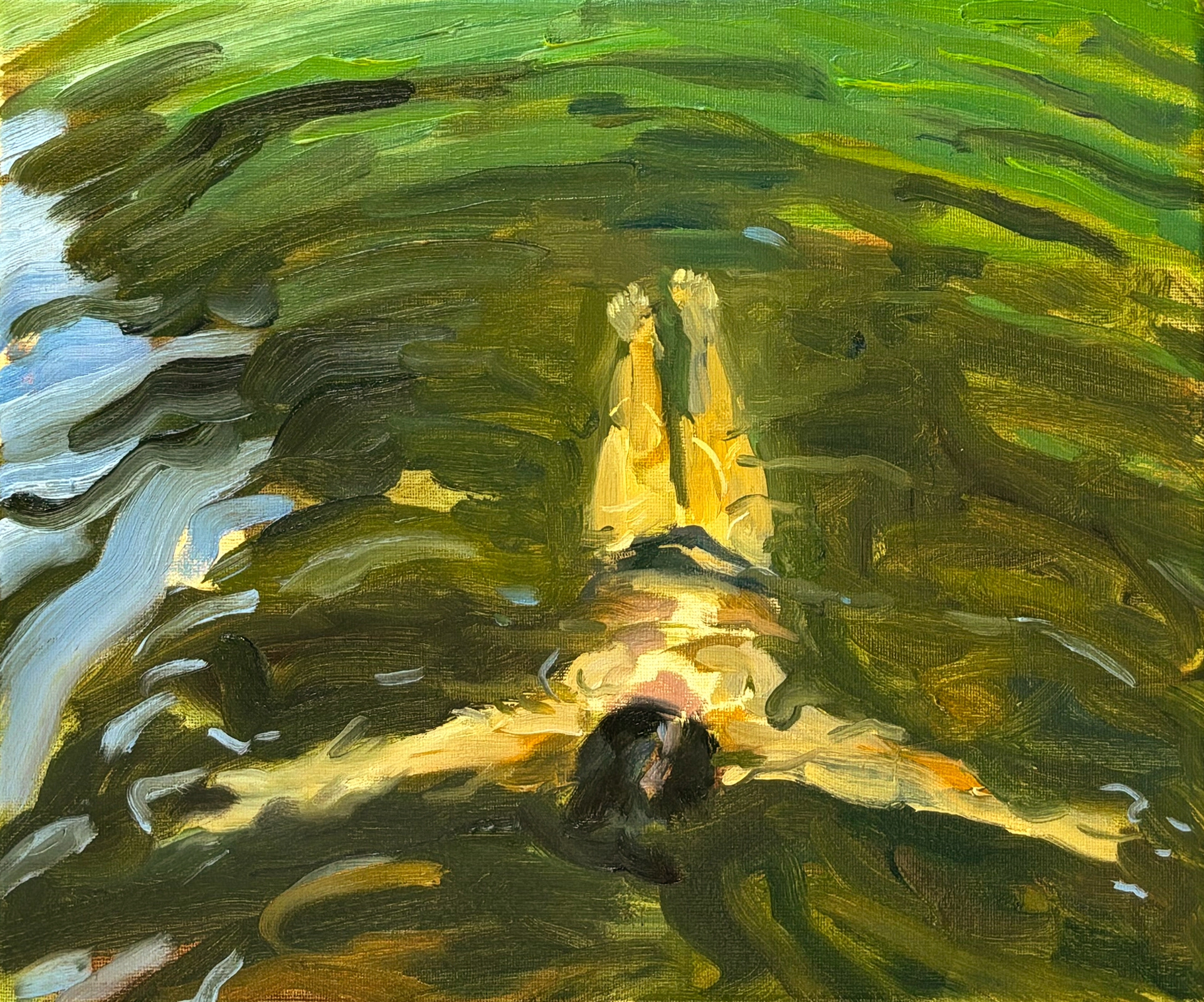 Come Back Later, oil on canvas, 22 x 27 cm