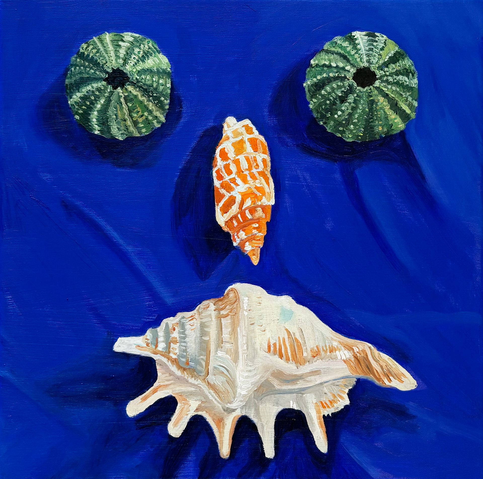 Losing It, oil on canvas, 30 x 30 cm