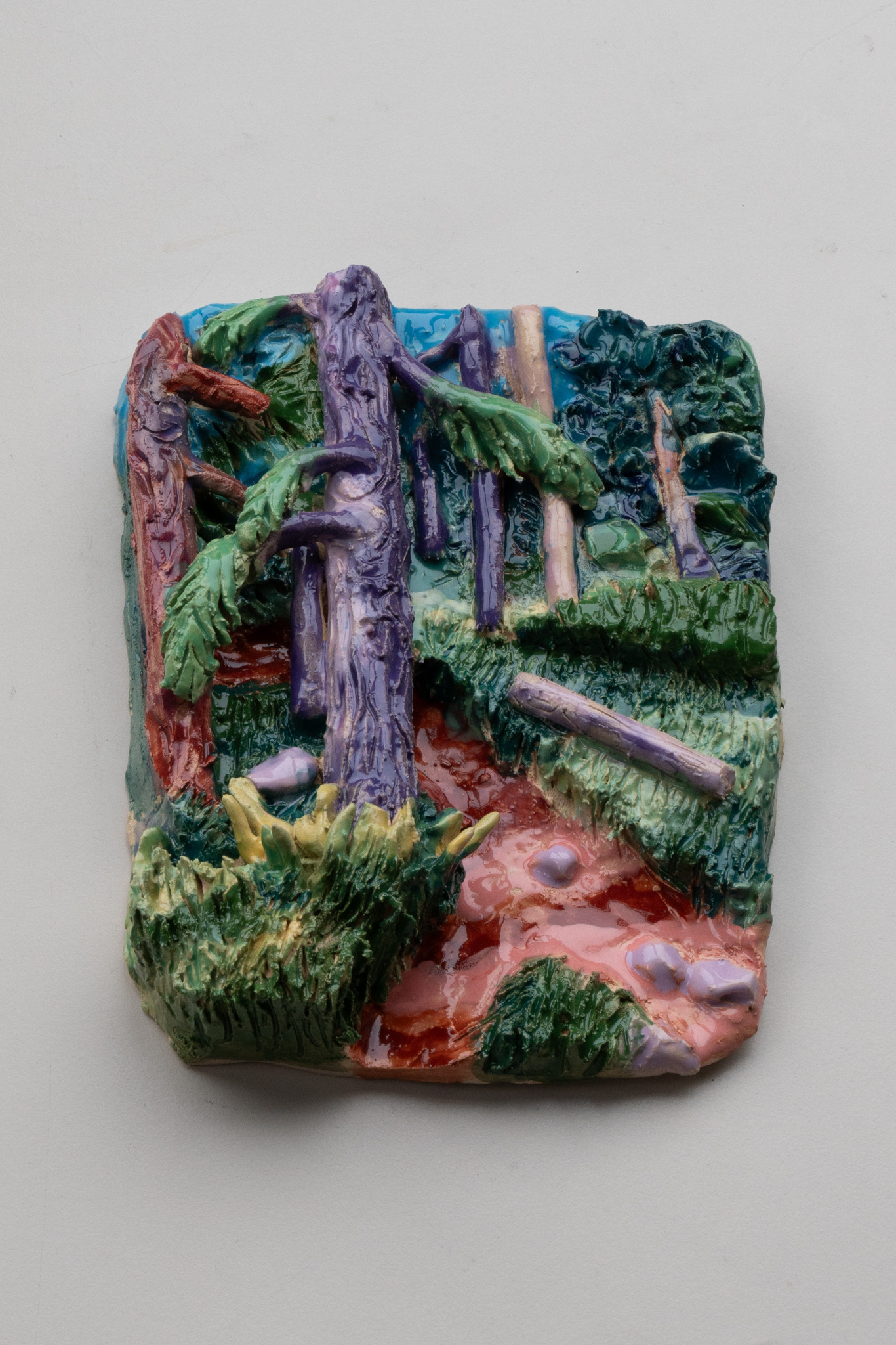 Bos, glazed ceramic, 16 x 5 x 20 cm, 2023