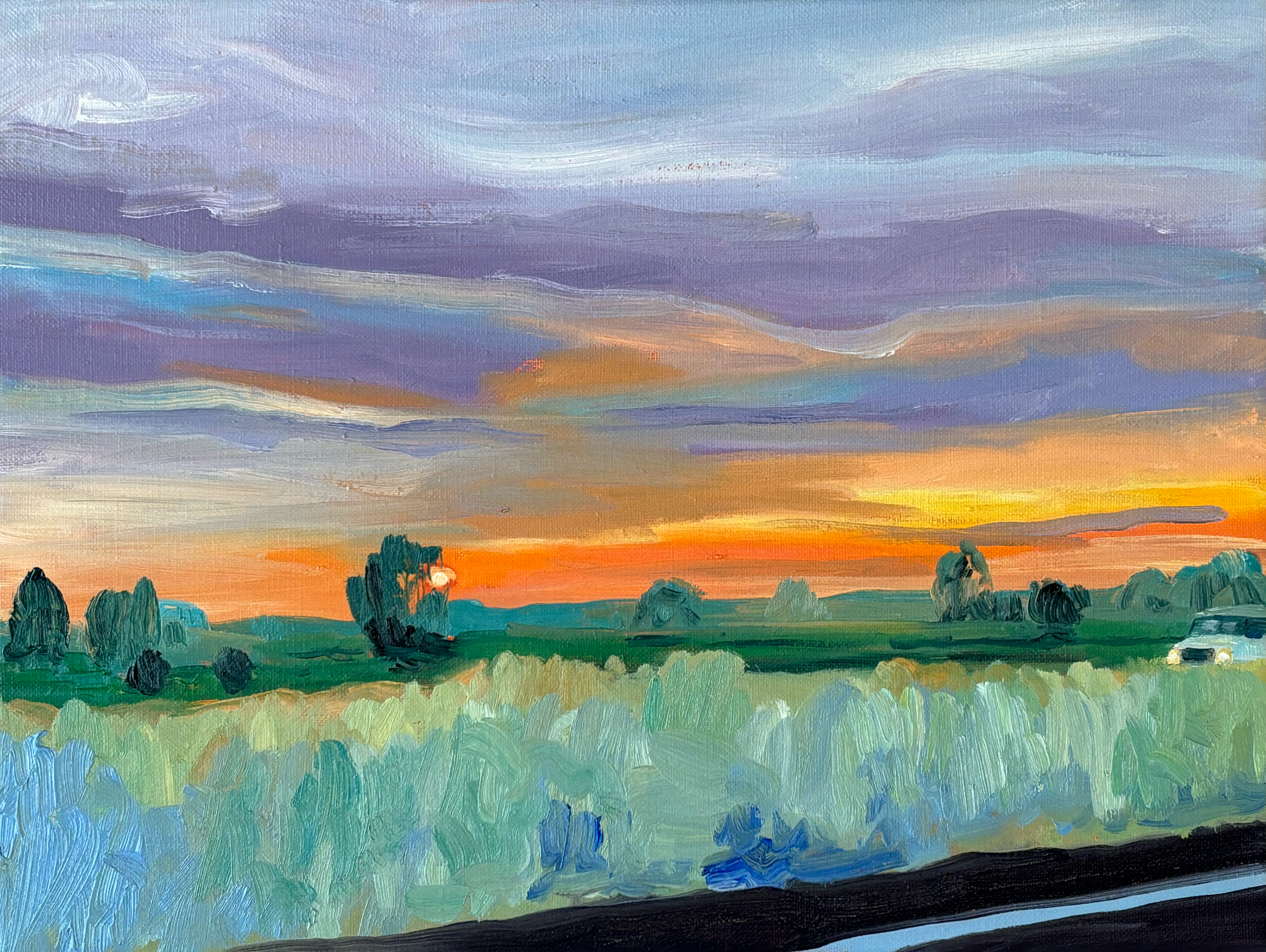 New day, oil on canvas, 30 x 40 cm