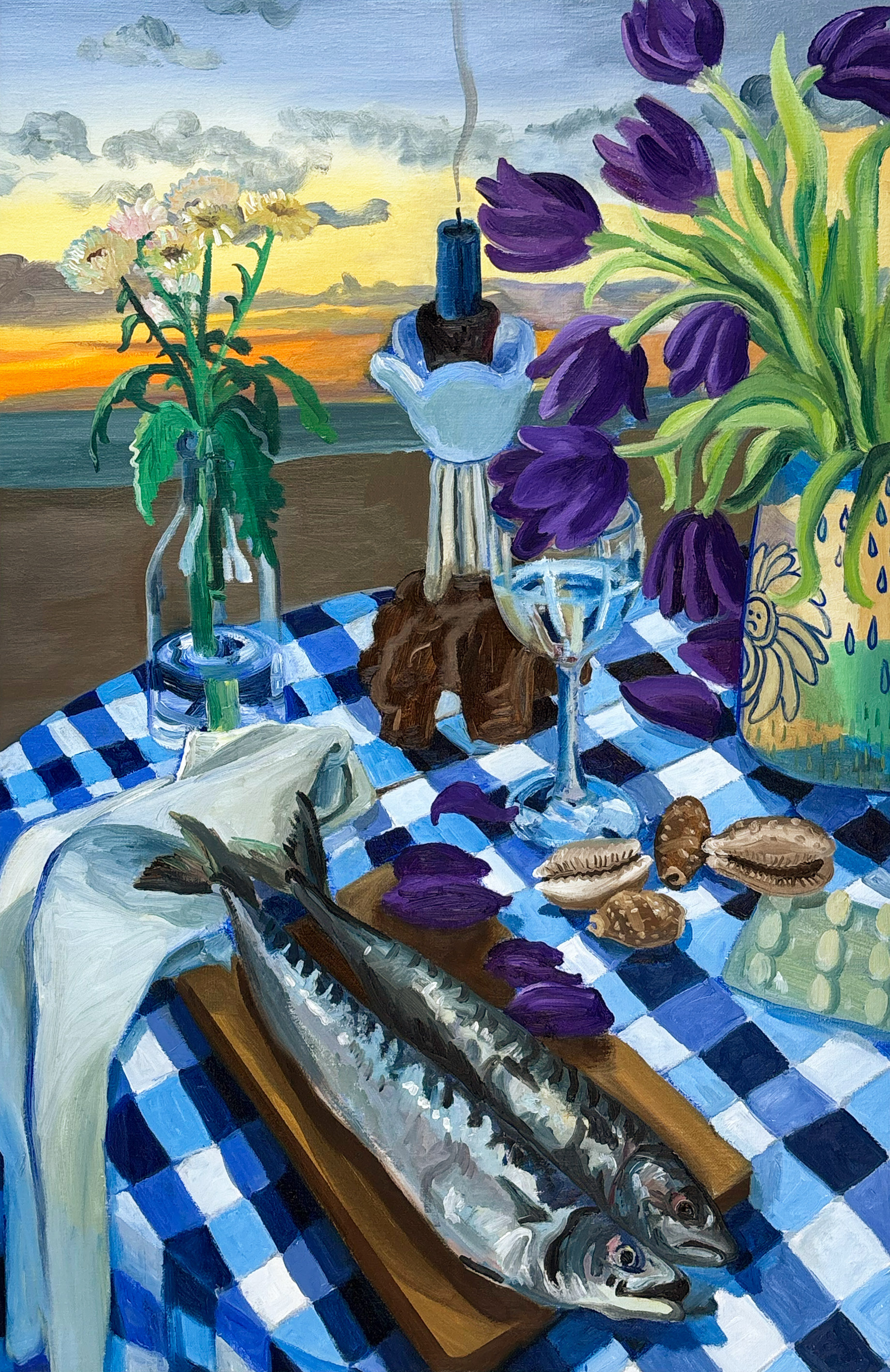 The Waitin Table, oil on canvas, 55 x83 cm, 2026