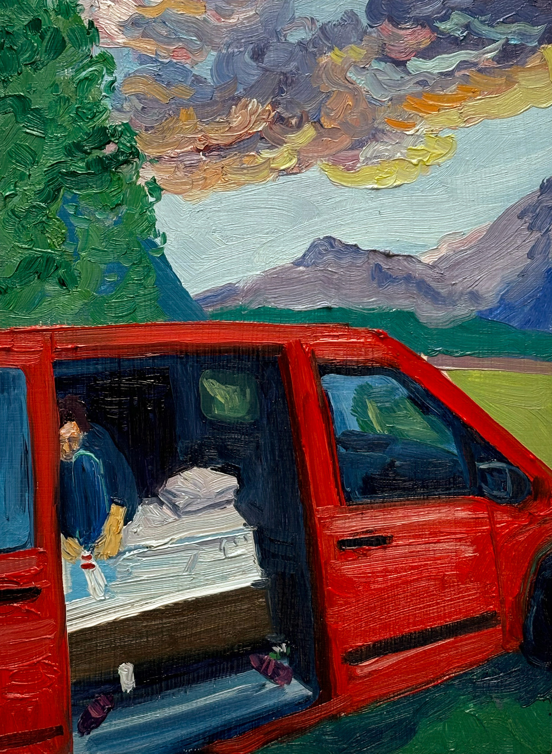 Sok, 17 x 22,5, oil on wood