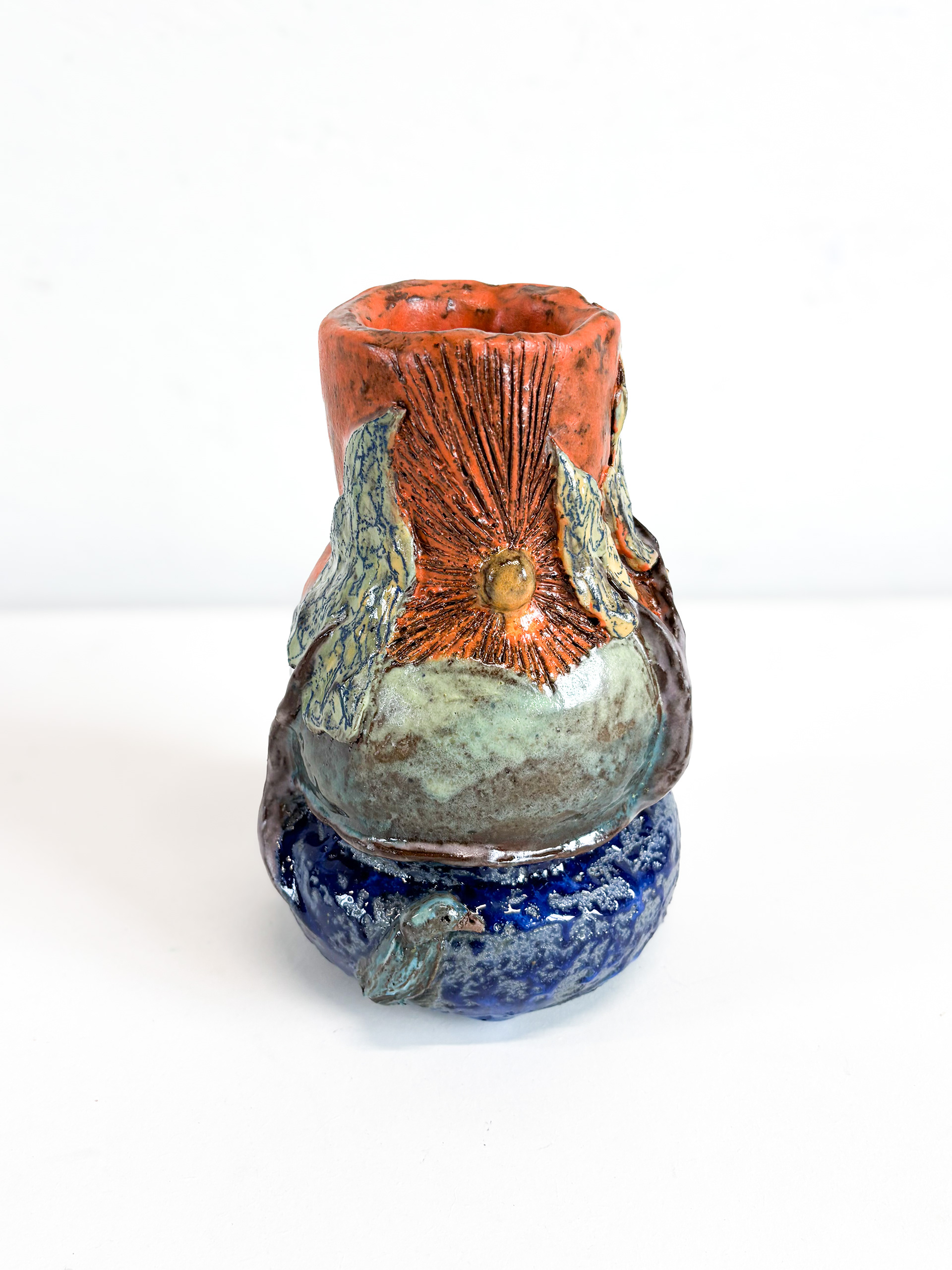 Autumn Vaas, 21 x 15 x 15 cm, glazed ceramic