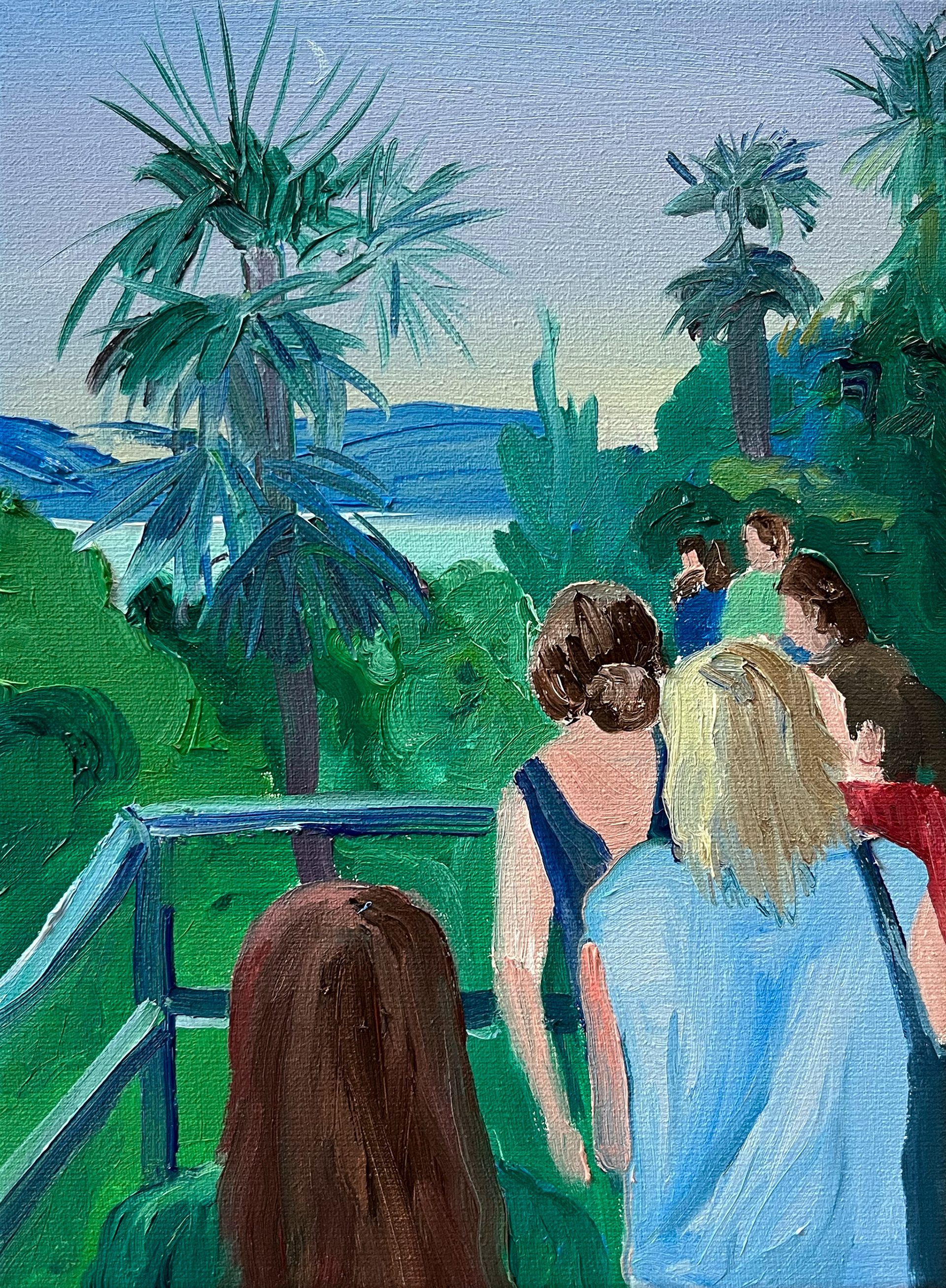 Performance, oil on canvas, 18 x 24 cm