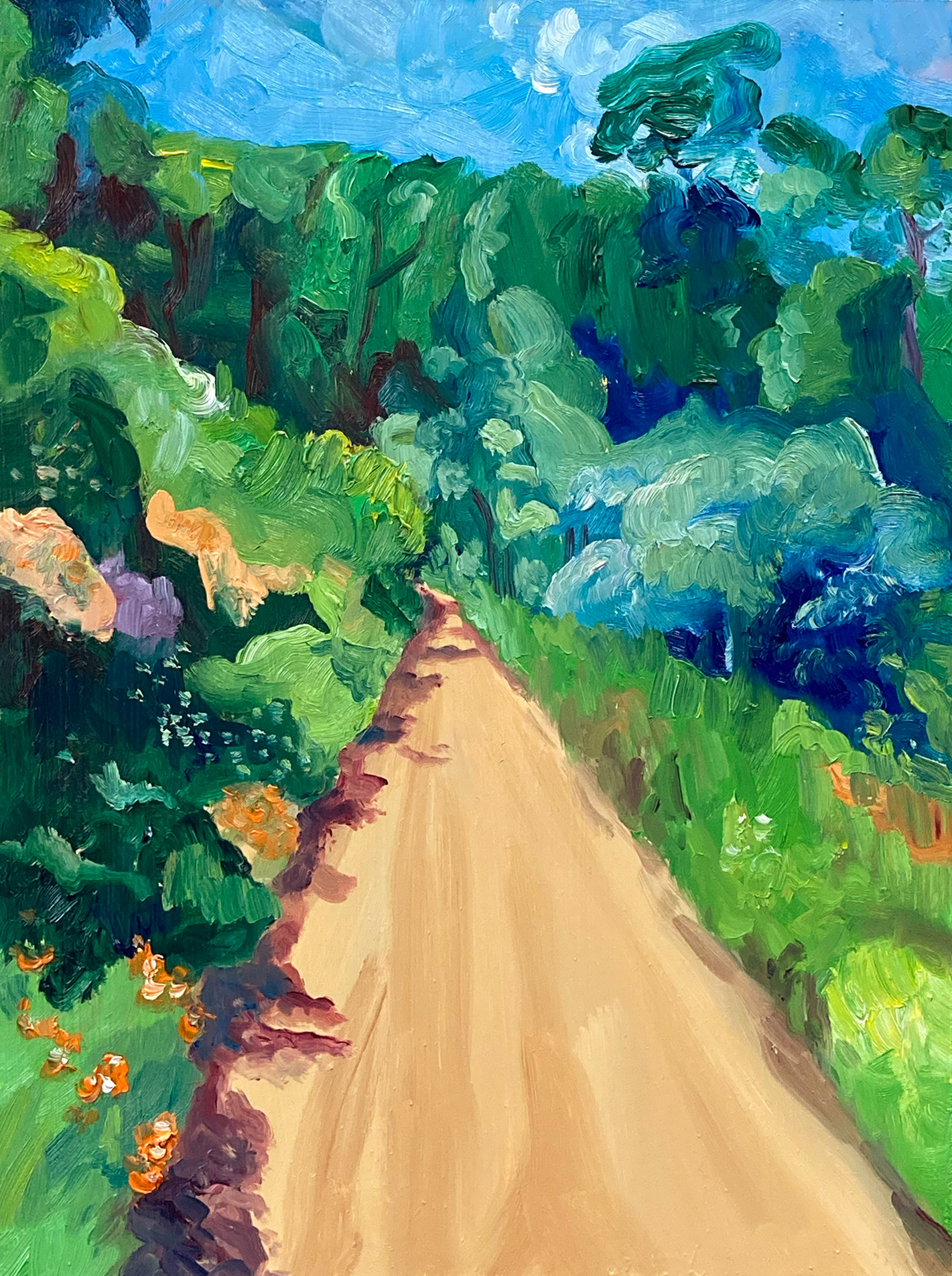 Pad, oil on wood, 30 x 40 cm, 2022 