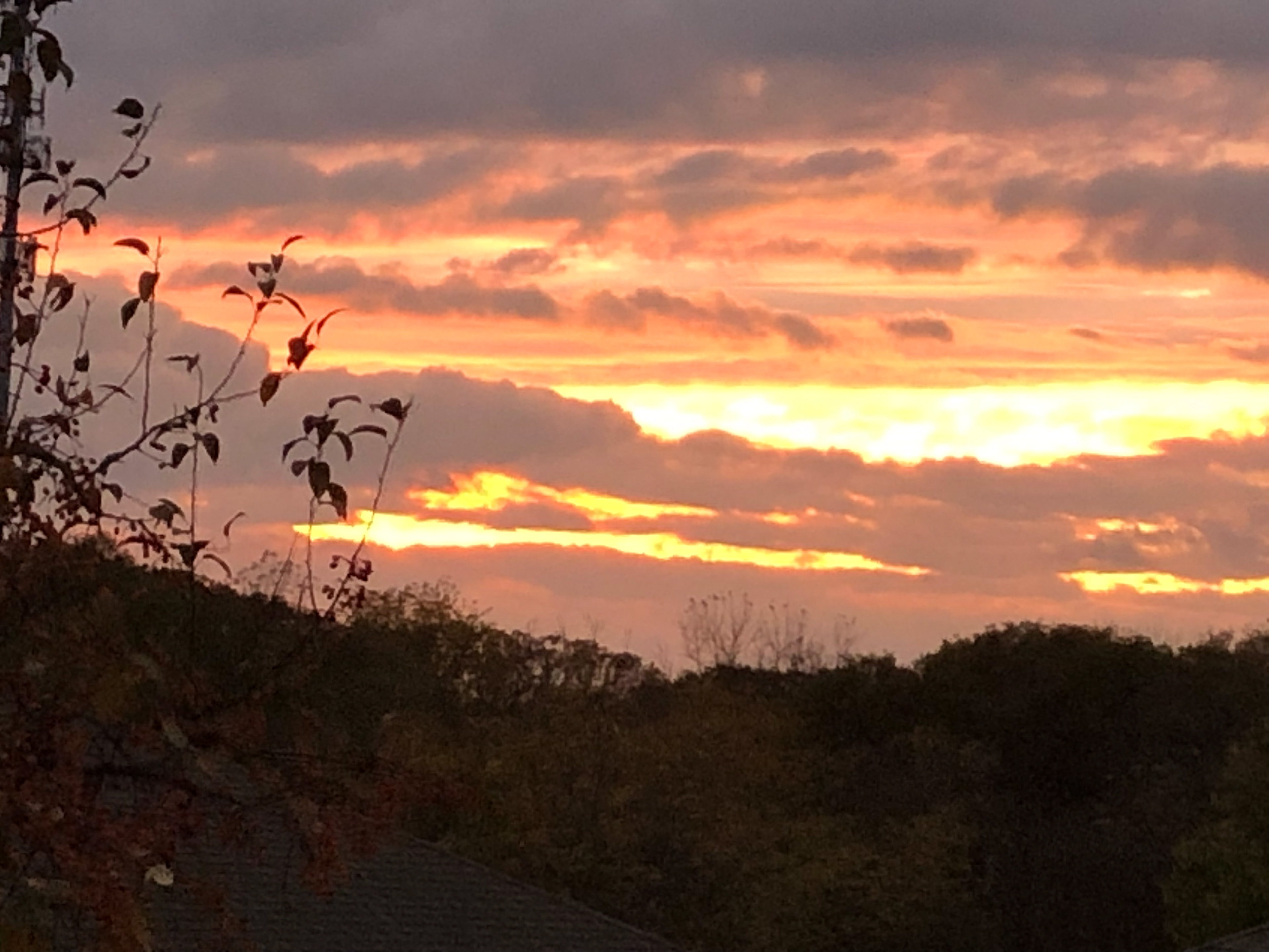 Sun Settling - CB, Iowa