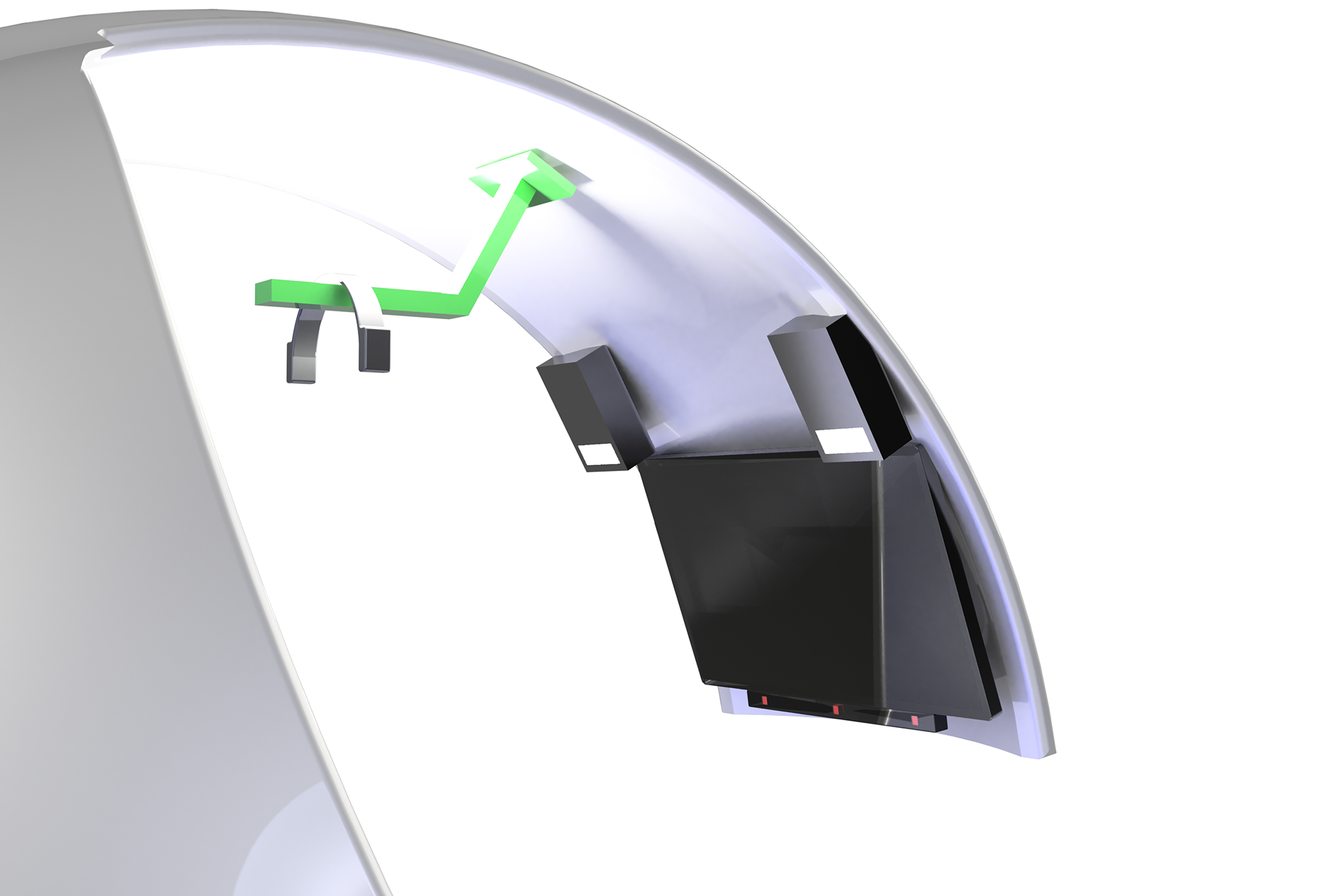 The design for the psychological diagnosis and treatment module (front panel)
