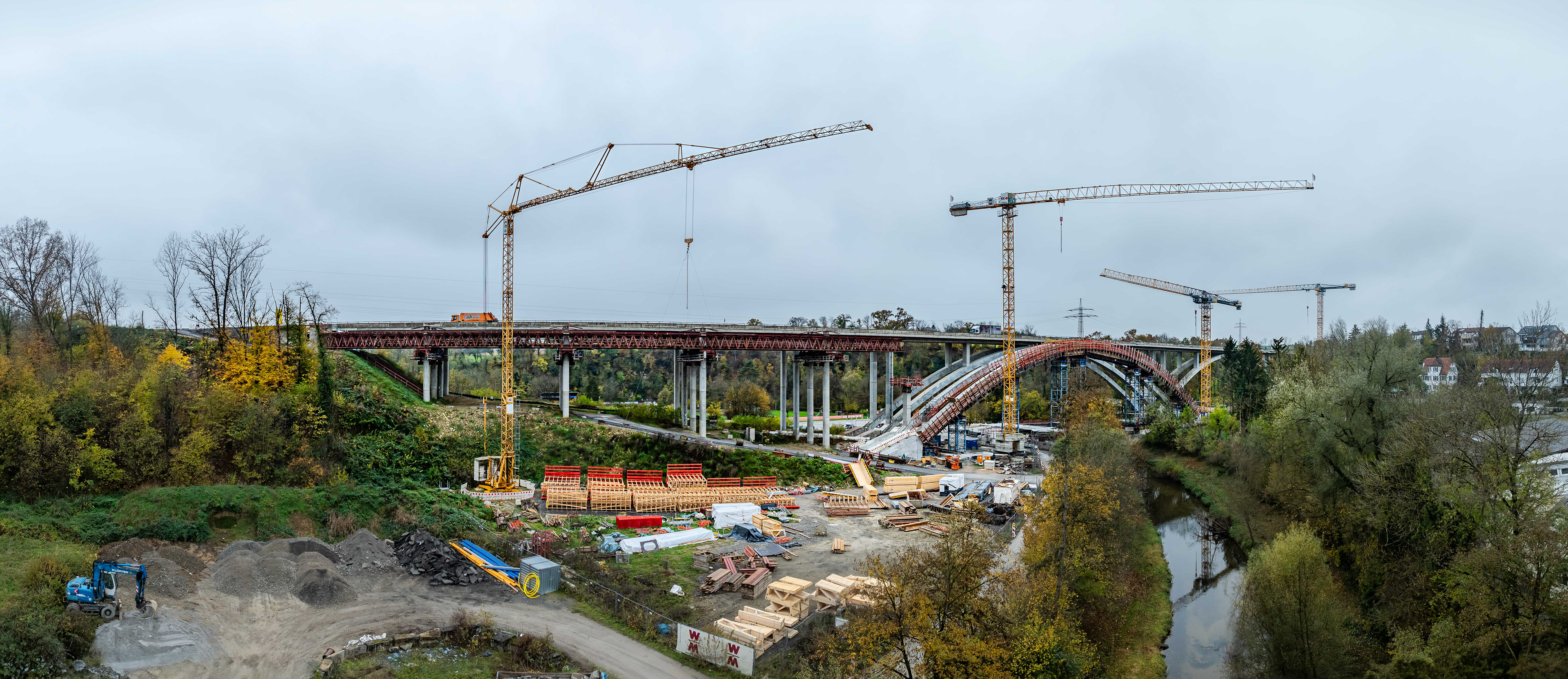 Murrtalviadukt II am 14.11.2024