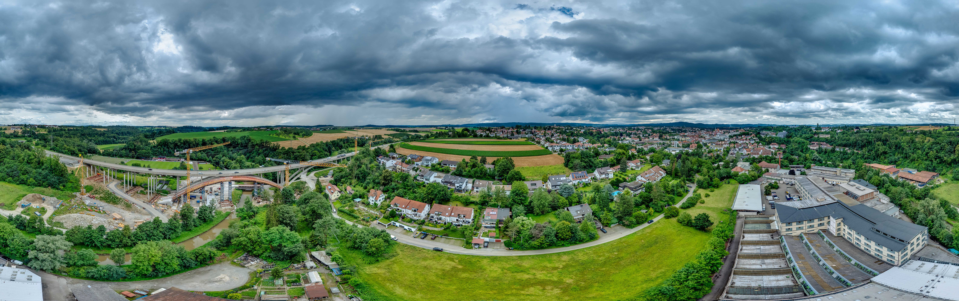 Murrtalviadukt II im Juli 2024