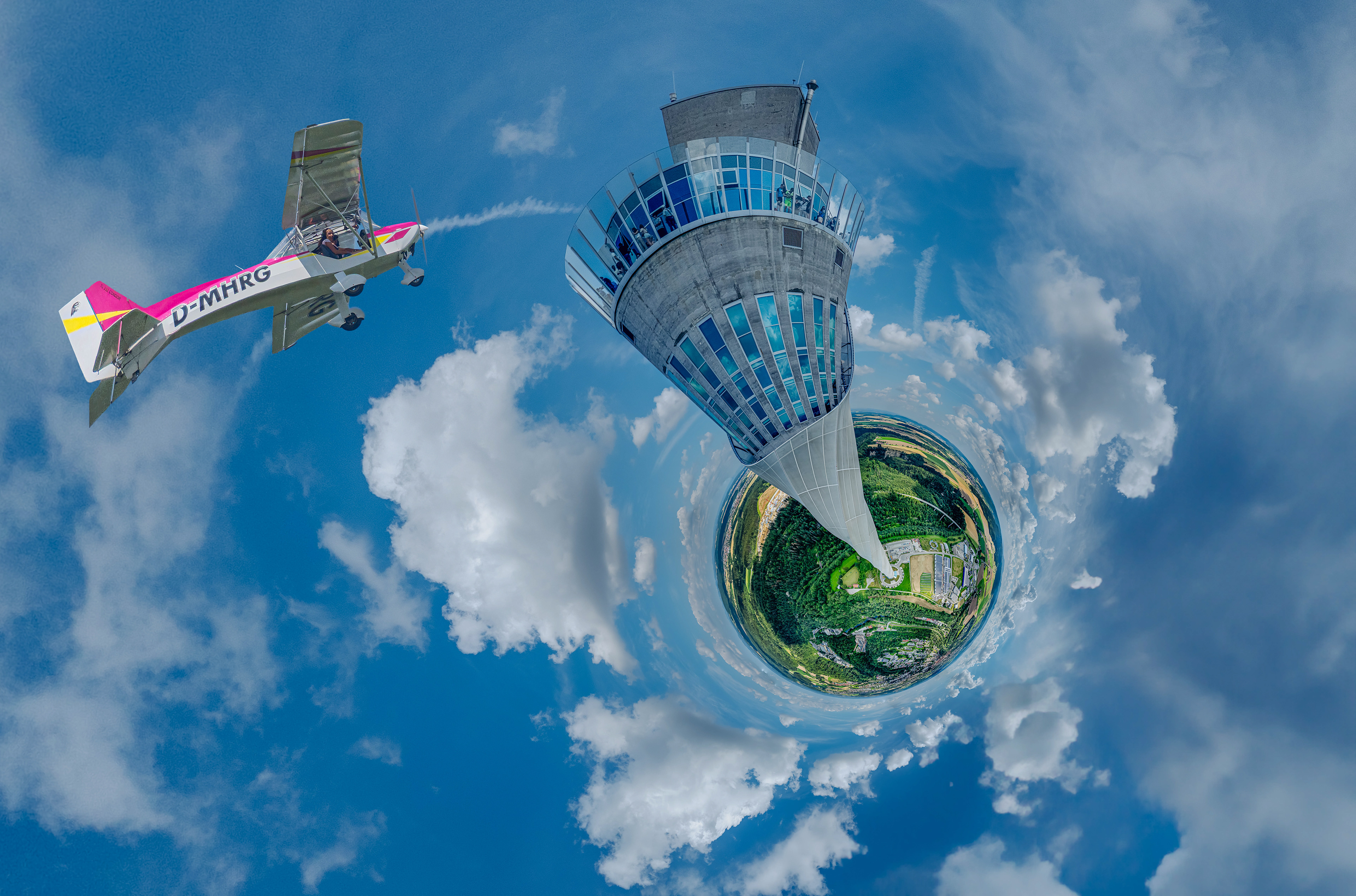 TKE-Testturm am 19.07.2024 bei Rottweil