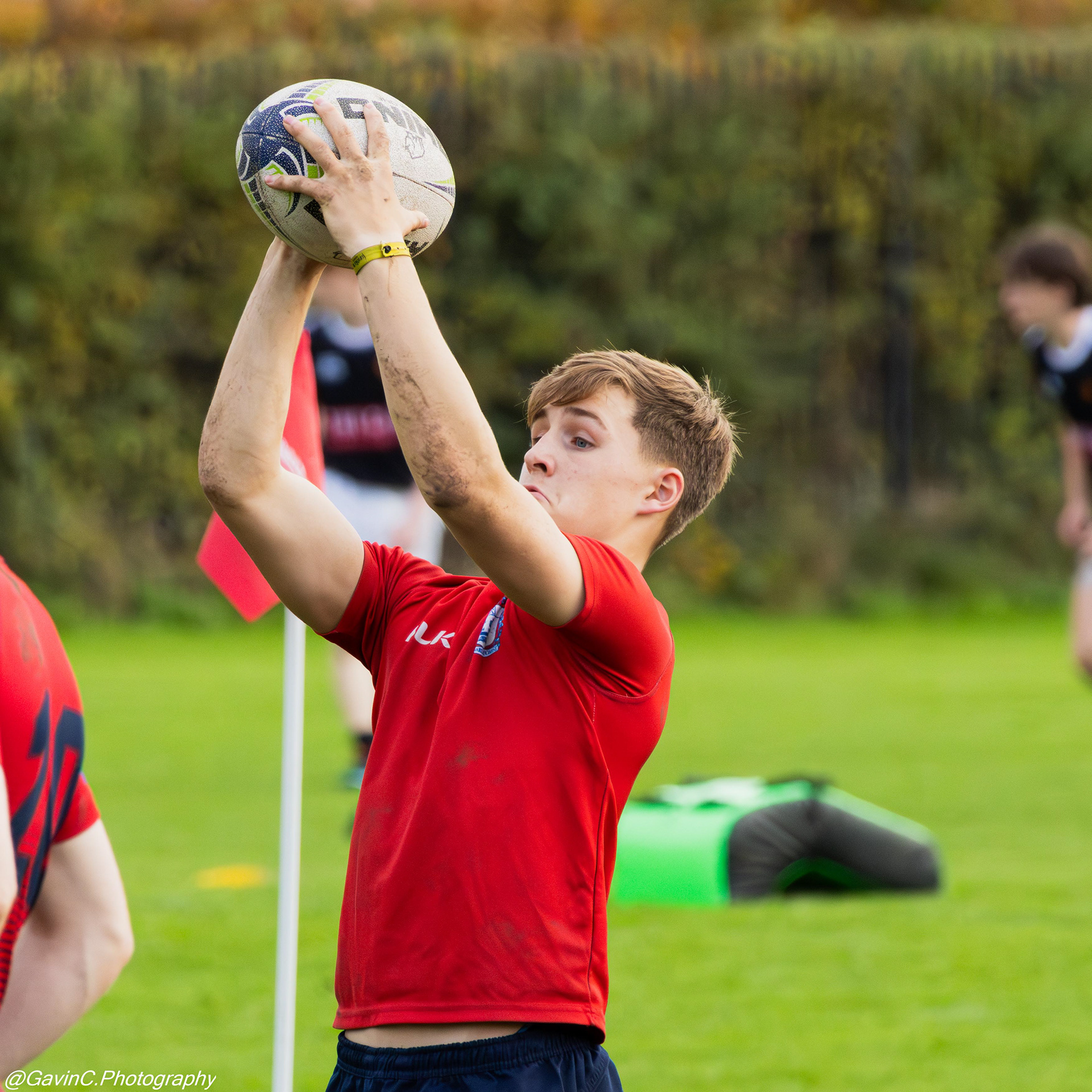 CUS Player warming up