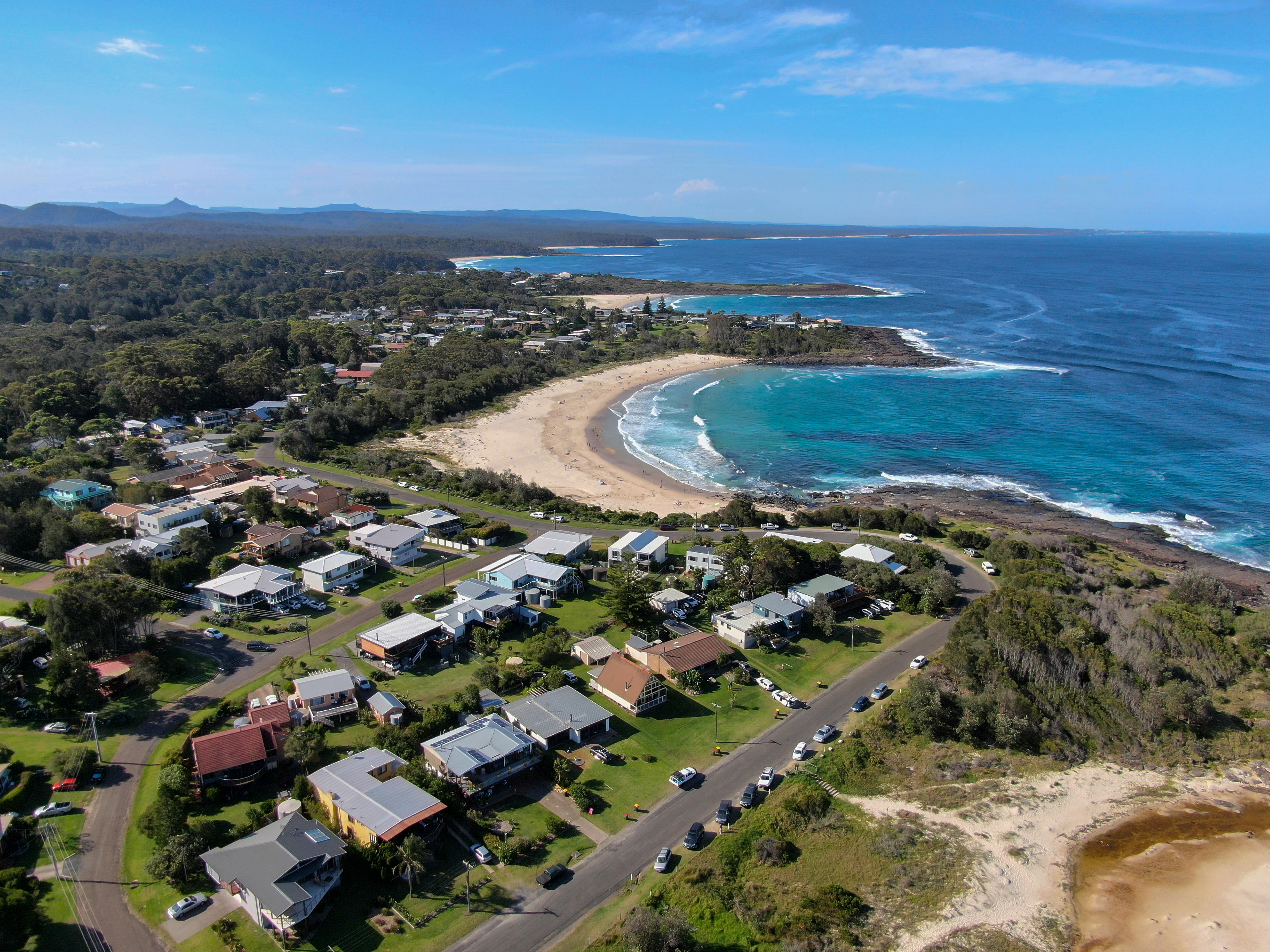 Bawley Point from a drone