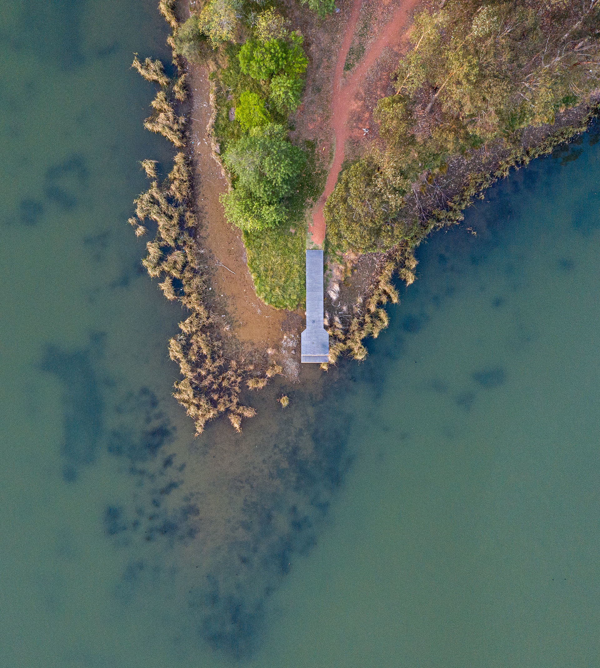 Lowered water level during Summer