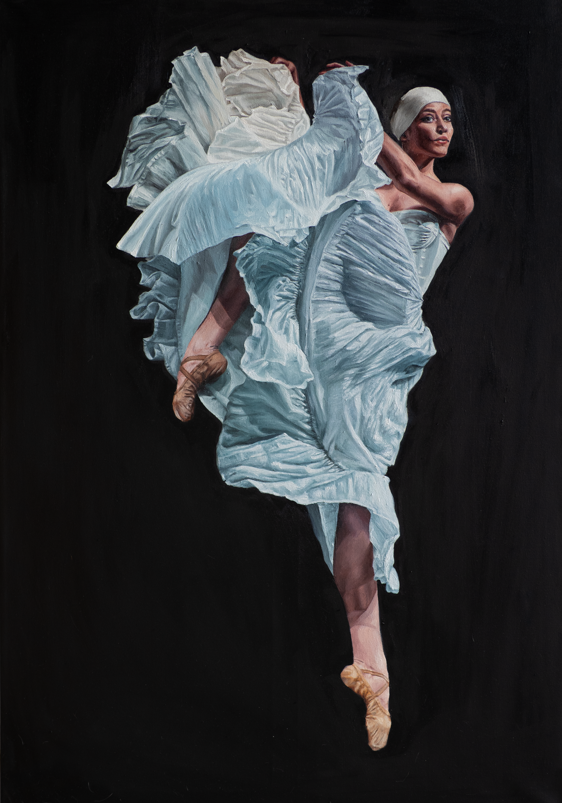 "Ballerine" 100 x 70 cm, oil on canvas, SOLD