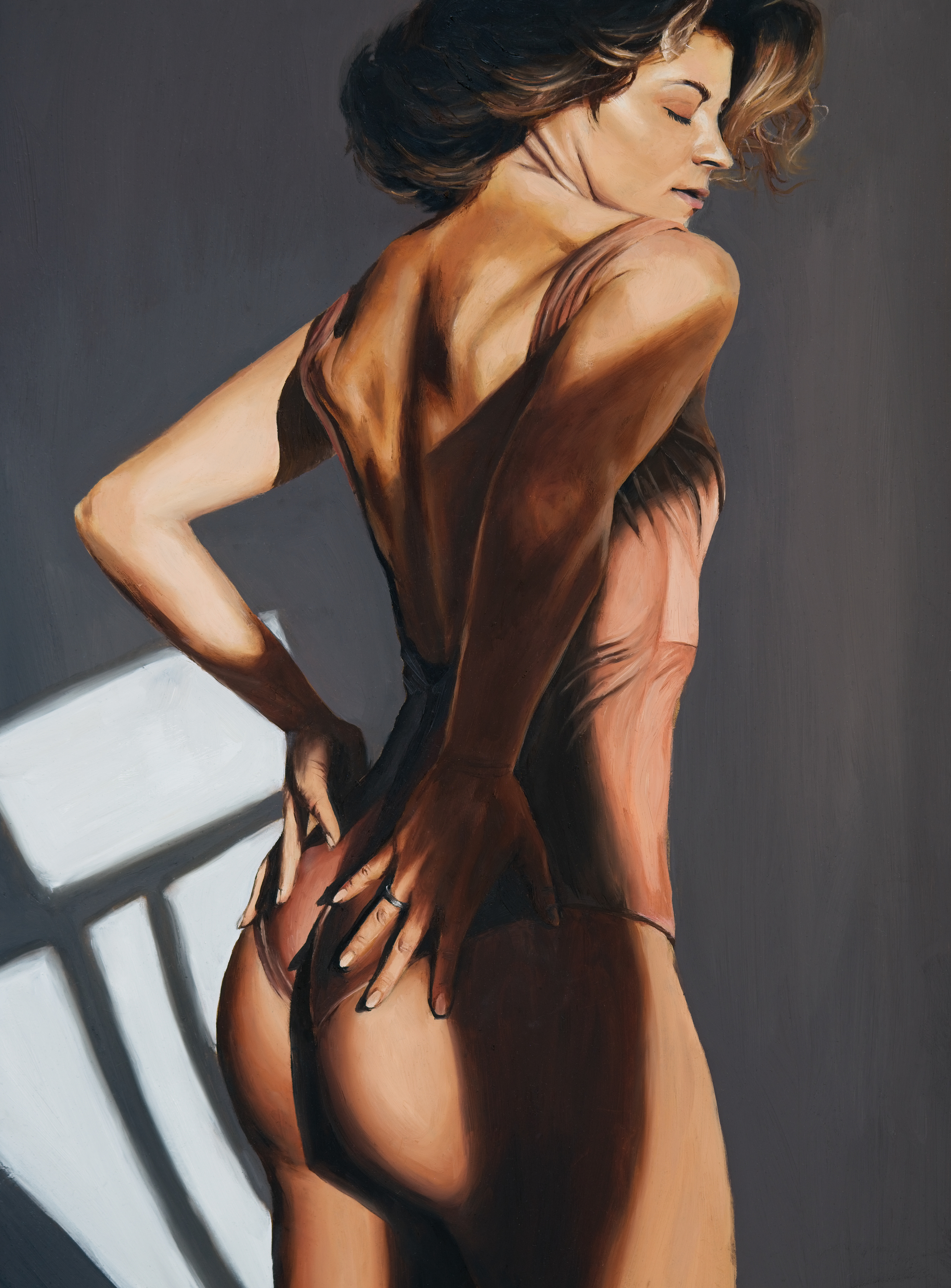 "Morning" 70 x 50 cm, oil on cardboard, SOLD