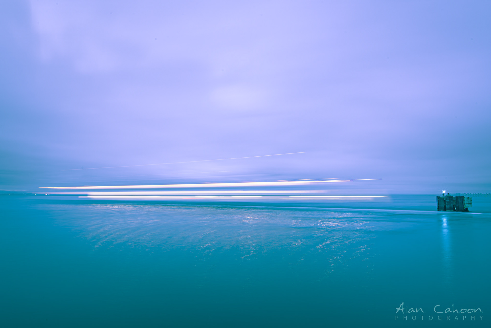 Steamship Lights from Oak Bluffs