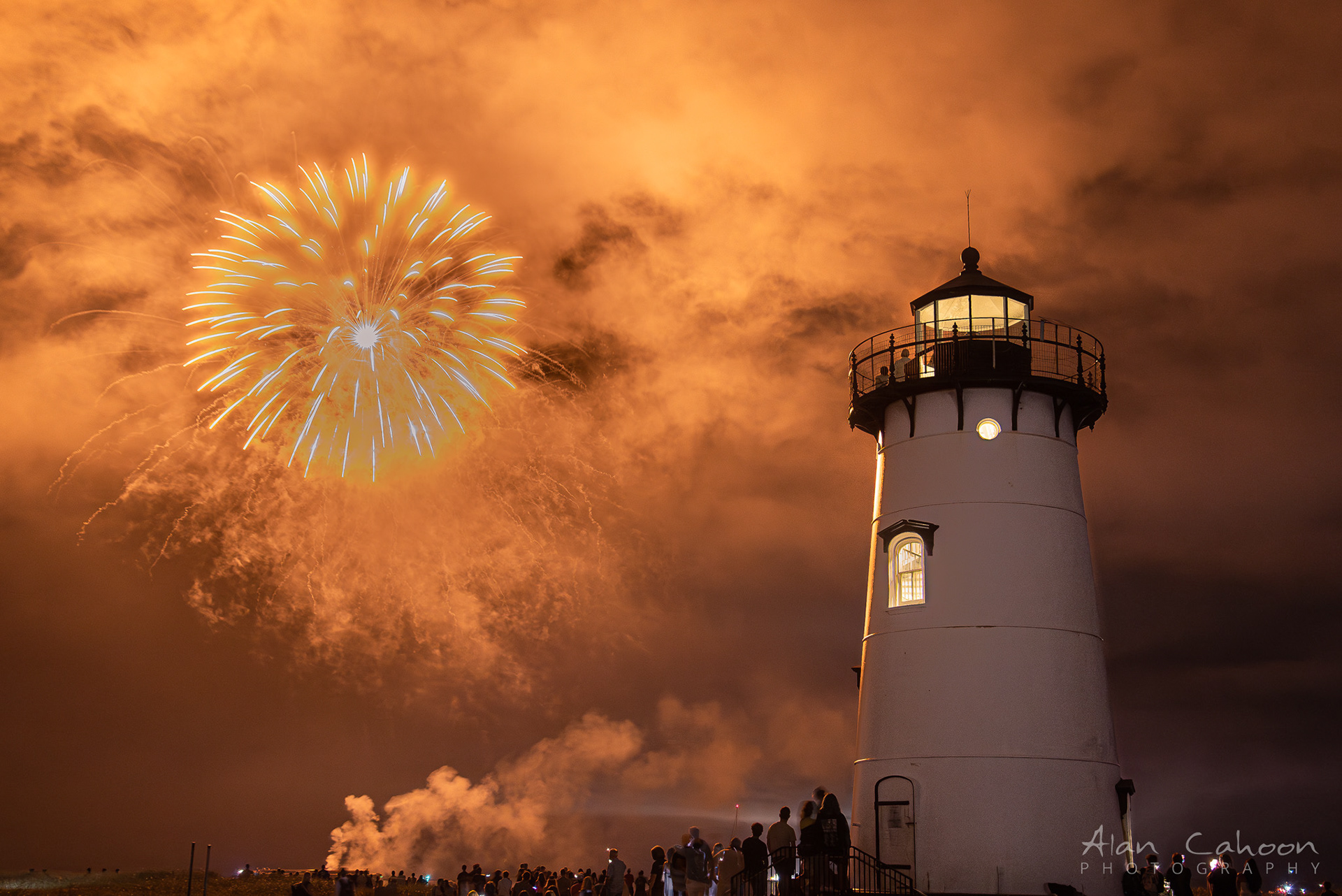 Edgartown Lighthouse Fireworks