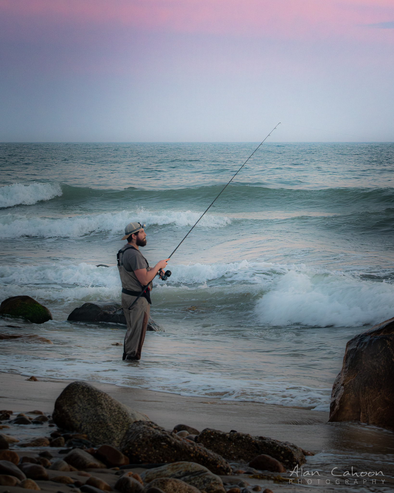 Fisherman at Moshup Beach