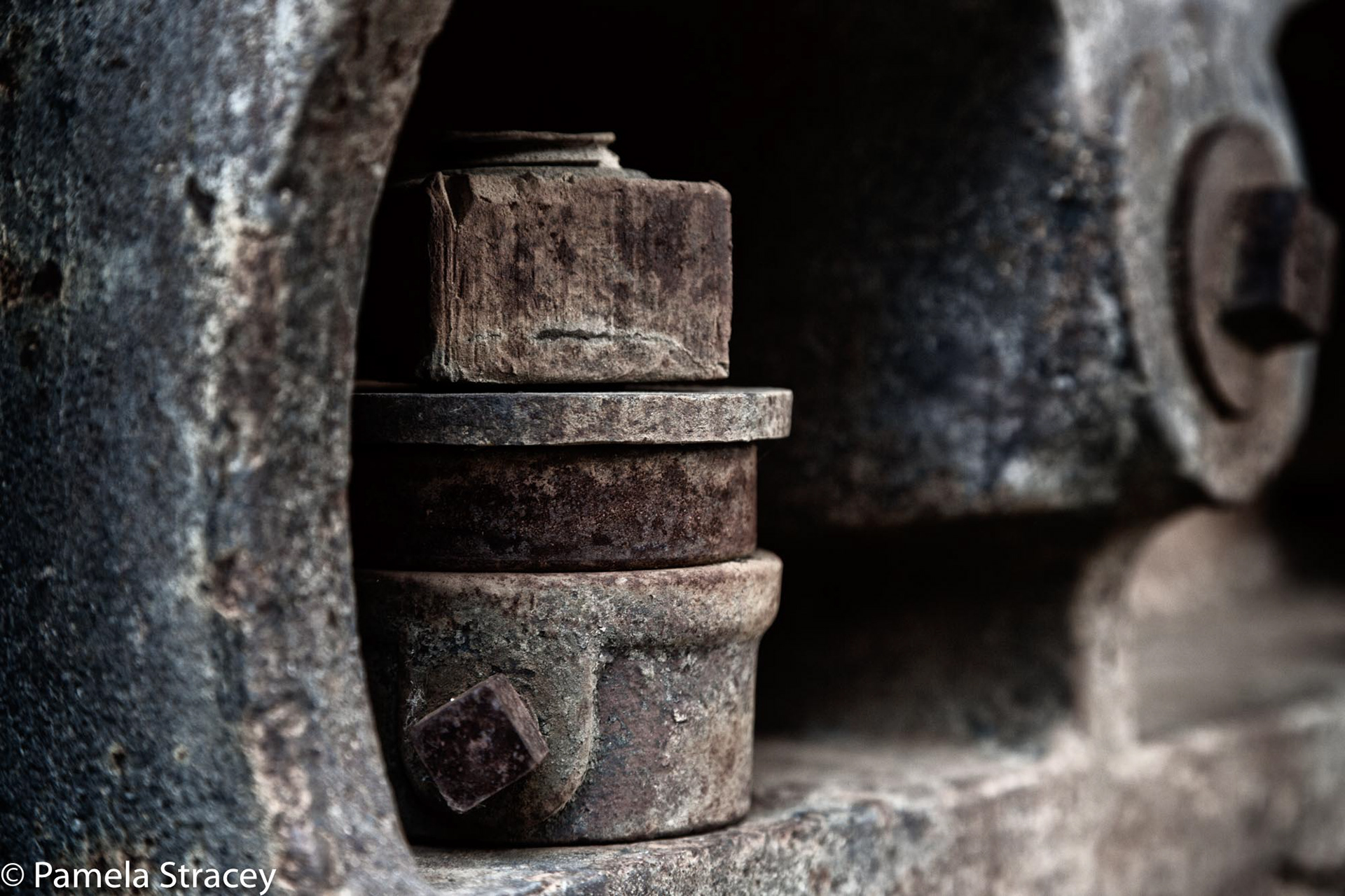 Corroded metal stack