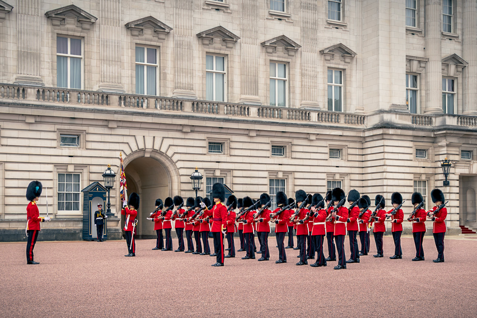 Guards in formation