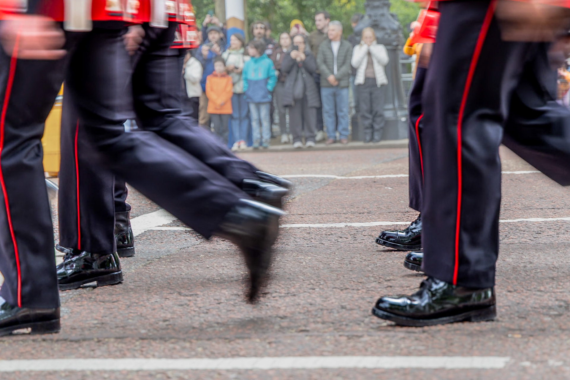 Middle of their stride