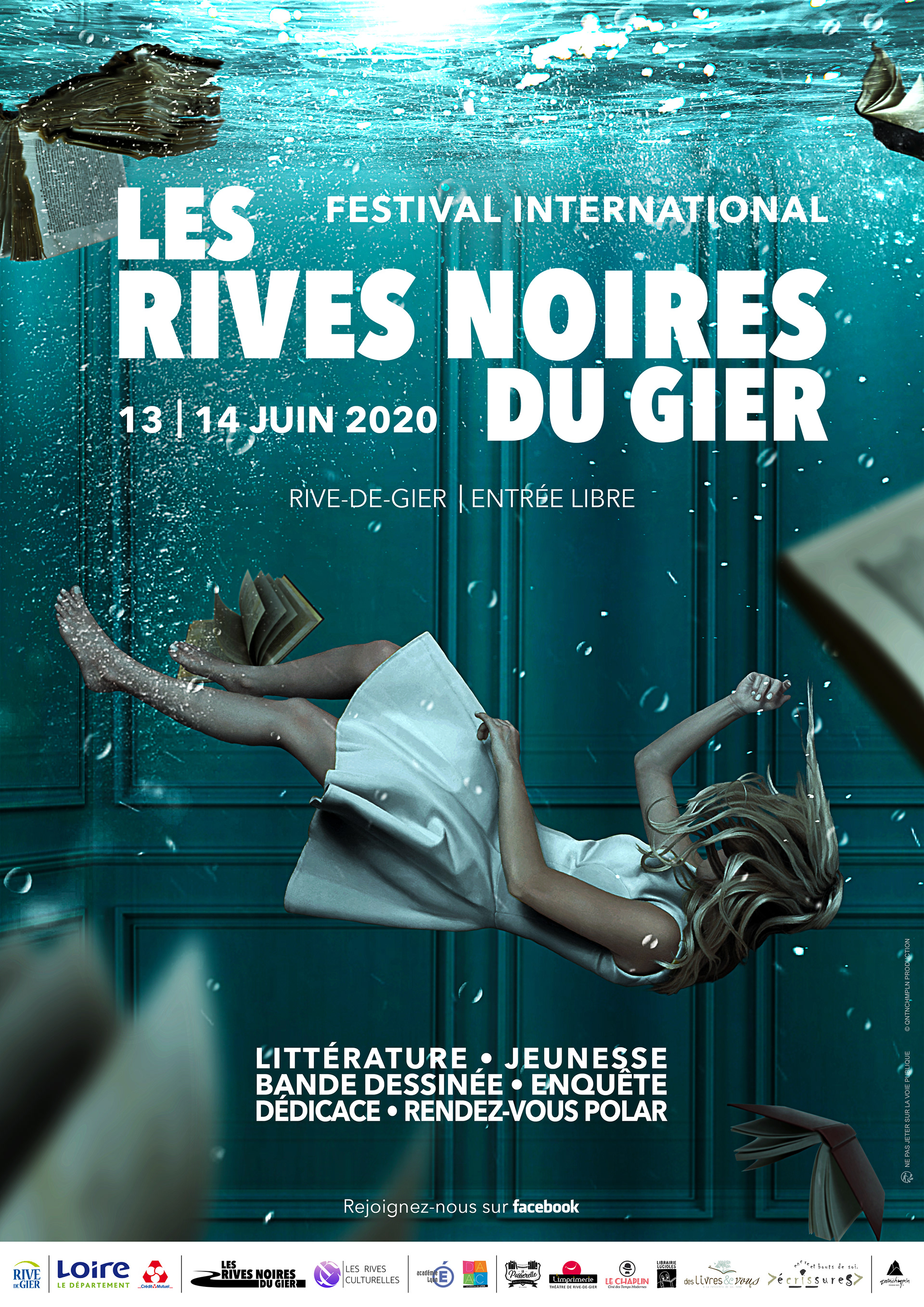 Affiche officielle des Rives Noires du Gier, 2020