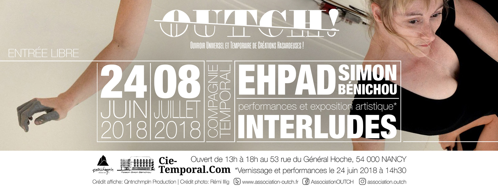 Bandeau de Interlude pour OUTCH!, 2018