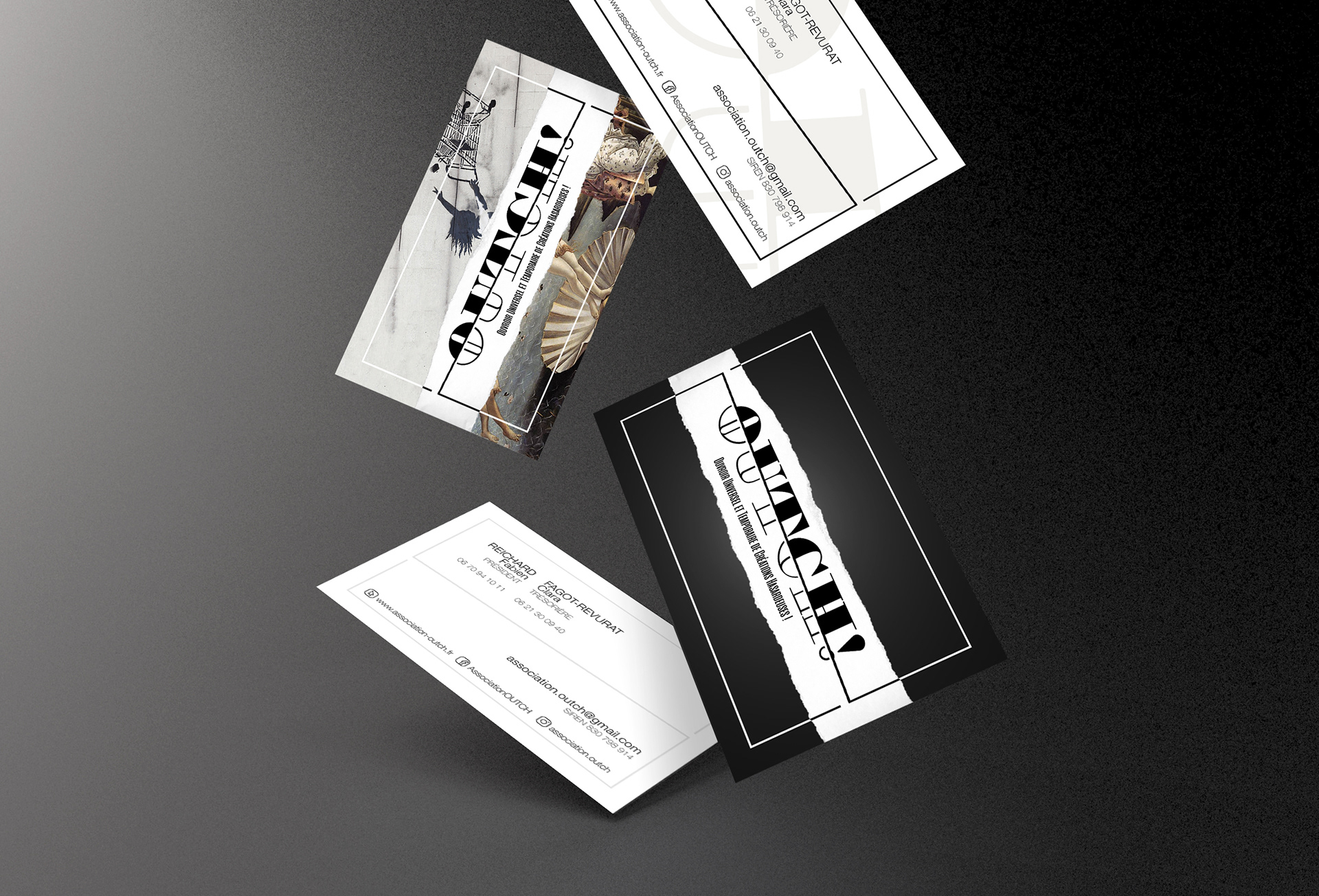 Cartes de Visite de OUTCH!, 2018
