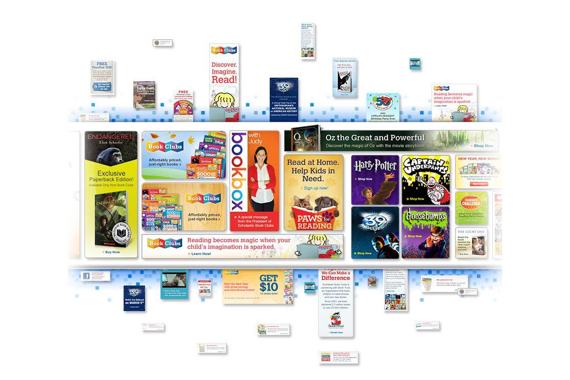 Scholastic.com - Promotional banners