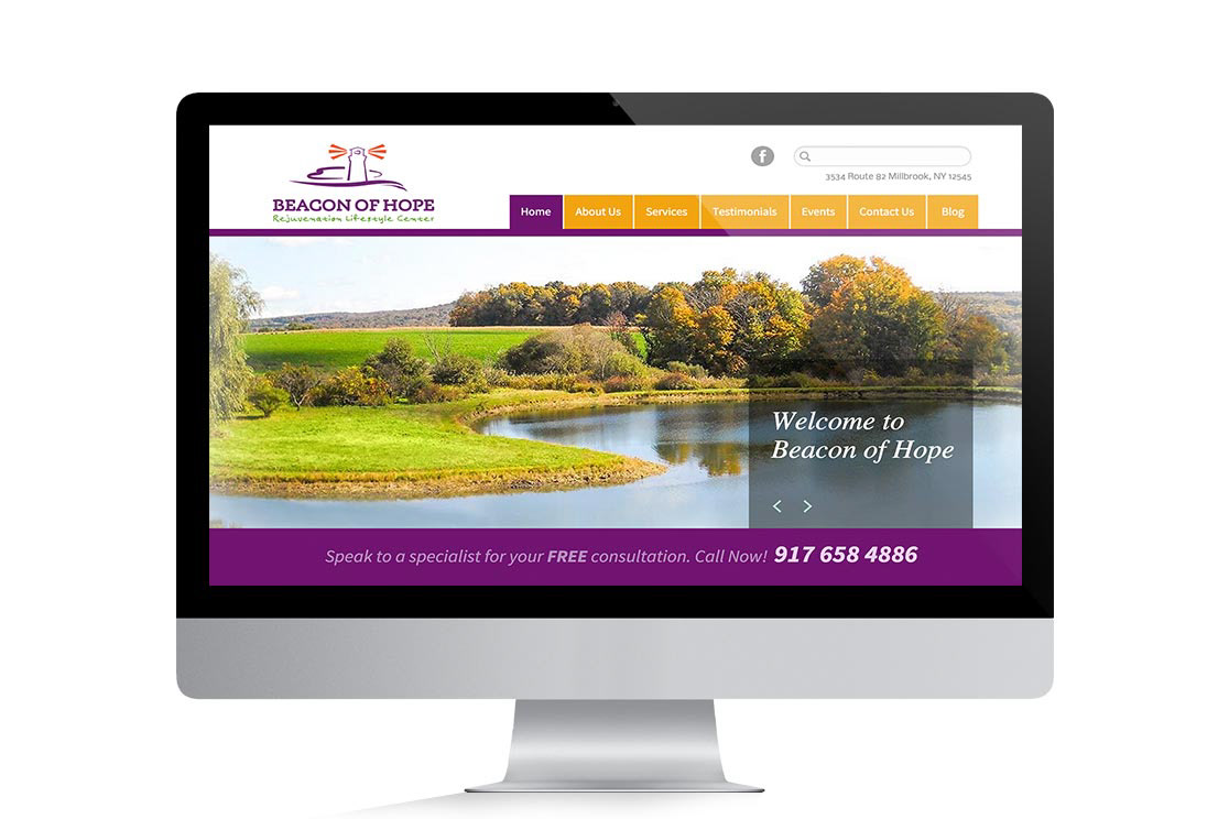 Beacon of Hope - Website design