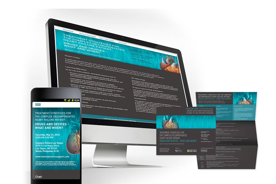 CRF Maquet Convention - Website design