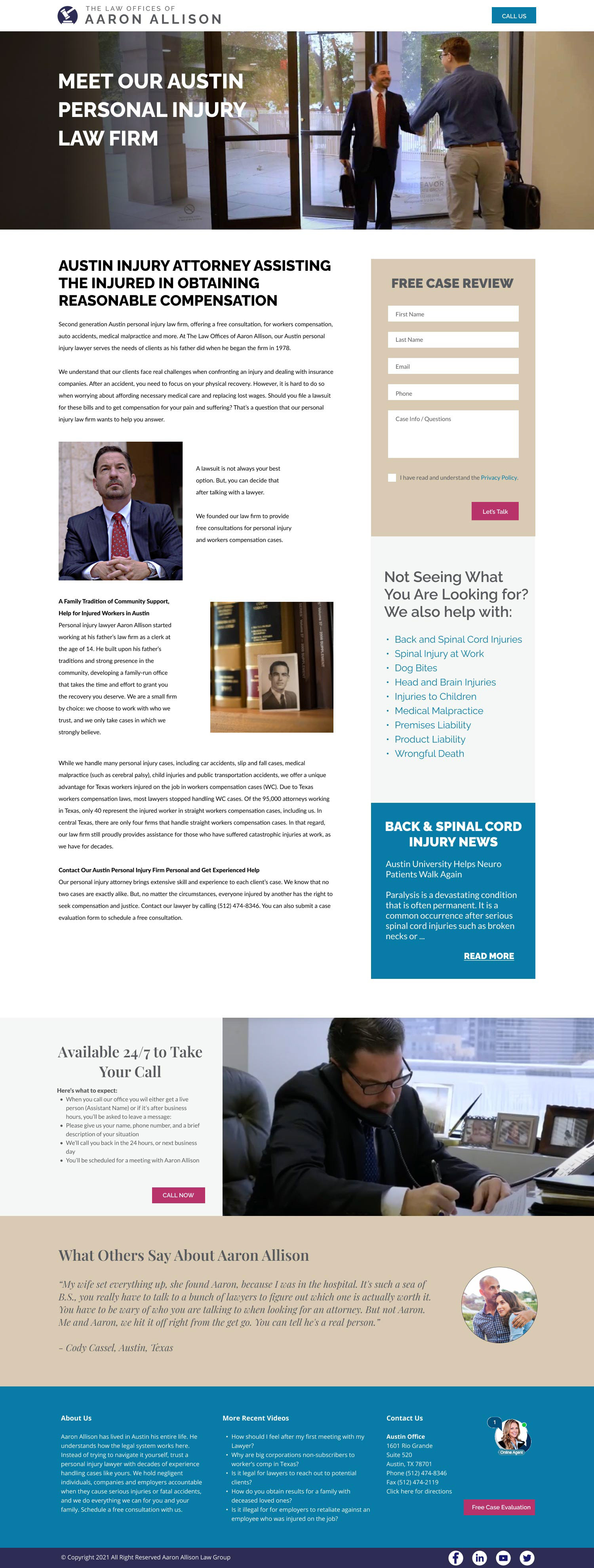 Web site page