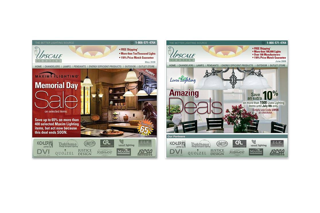 Upscale Lighting - Email campaign