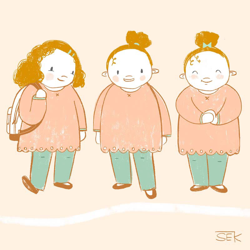 Girl in Pink