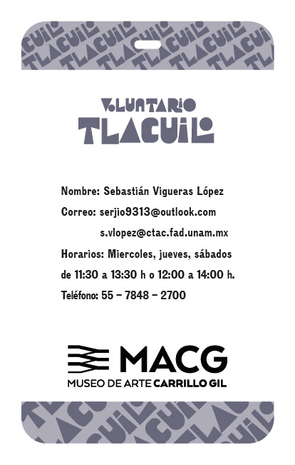 Credencial Tlacuilo MACG