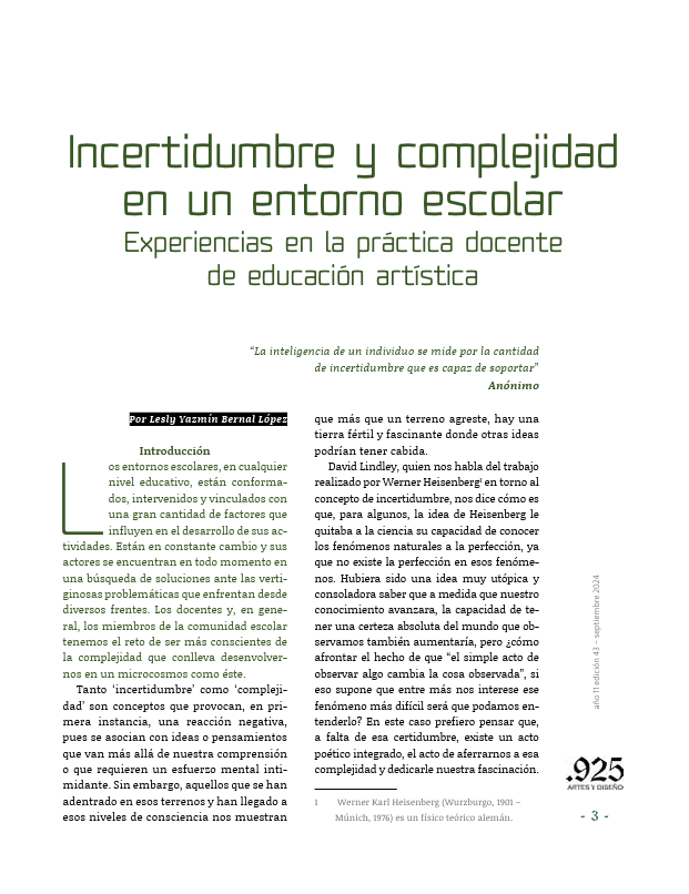 Antiguo diseño de la revista