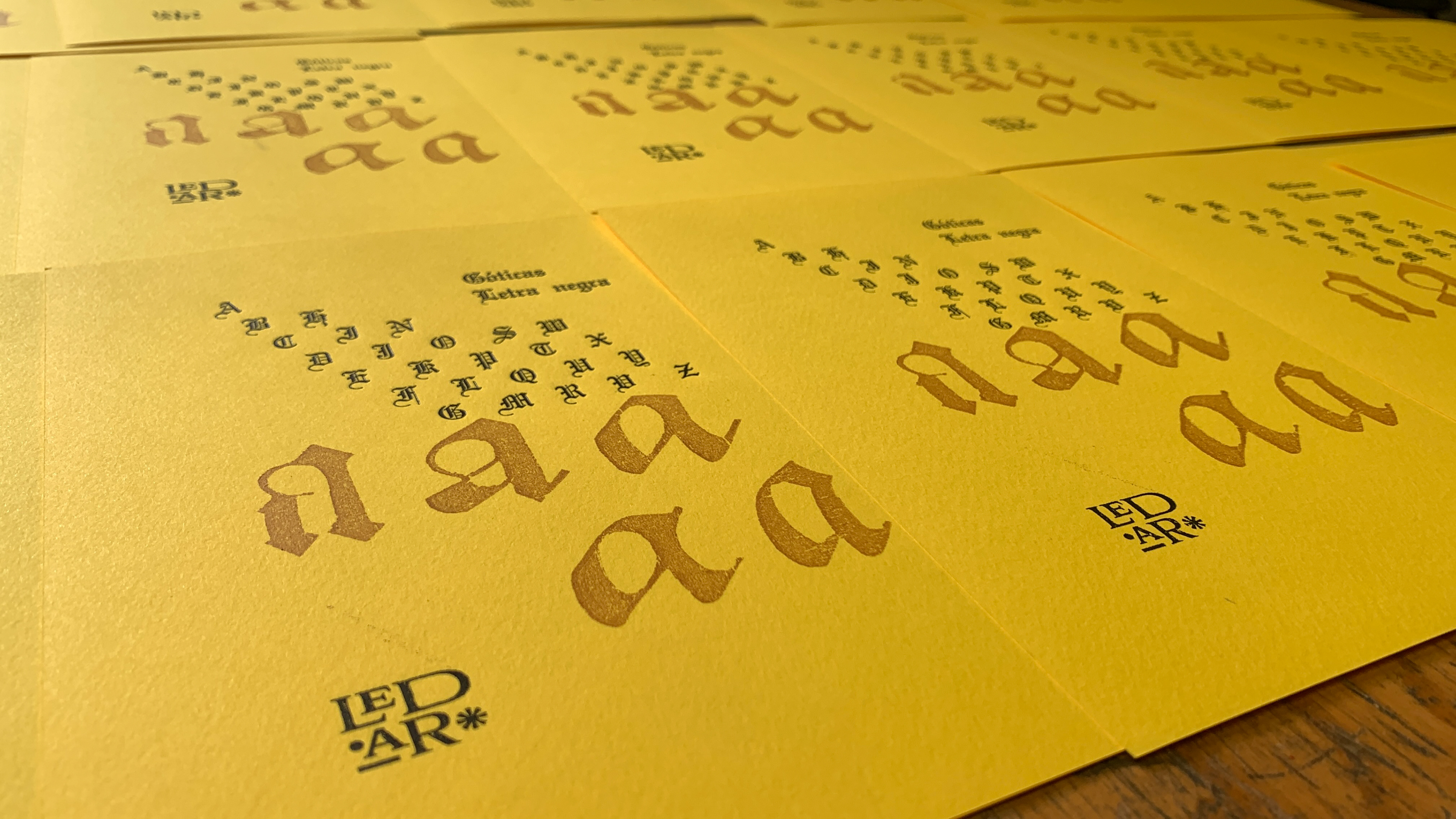 Muestra del opúsculo "Góticas"