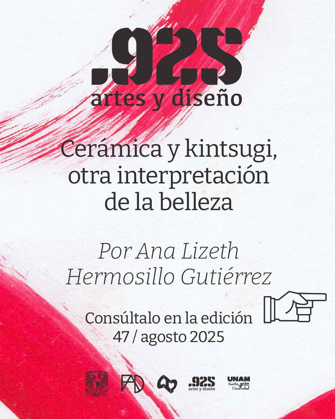 Bumper para RRSS - Cerámica y kintsugi