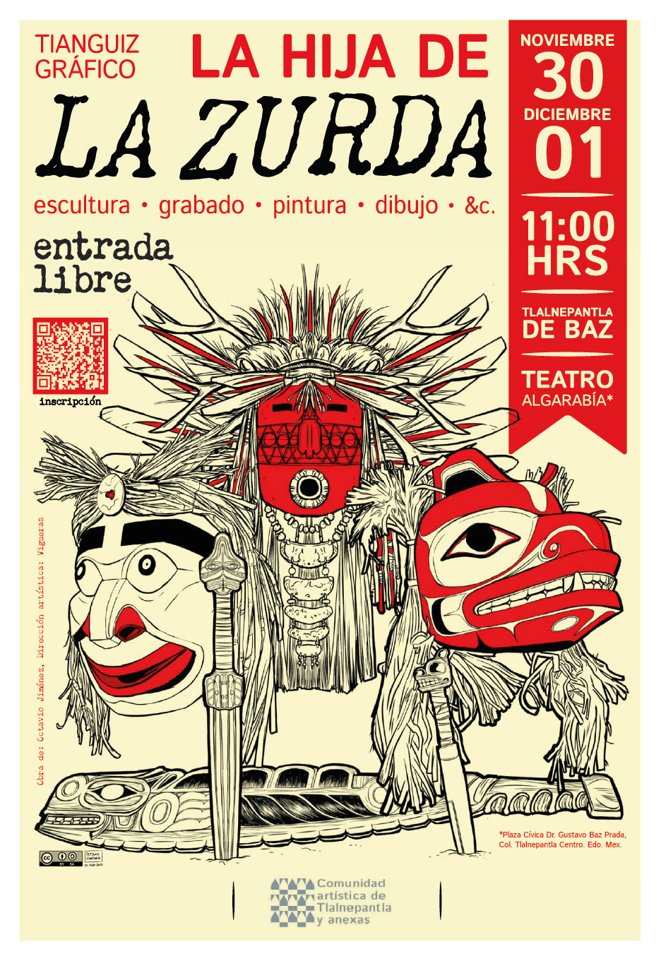 Cartel para La hija de la zurda